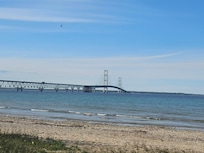View from the hotel of the bridge