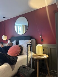 Sweet room - may have been small square footage but it was charming and all we needed!!