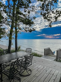 Great vantage point from above Lake Michigan
