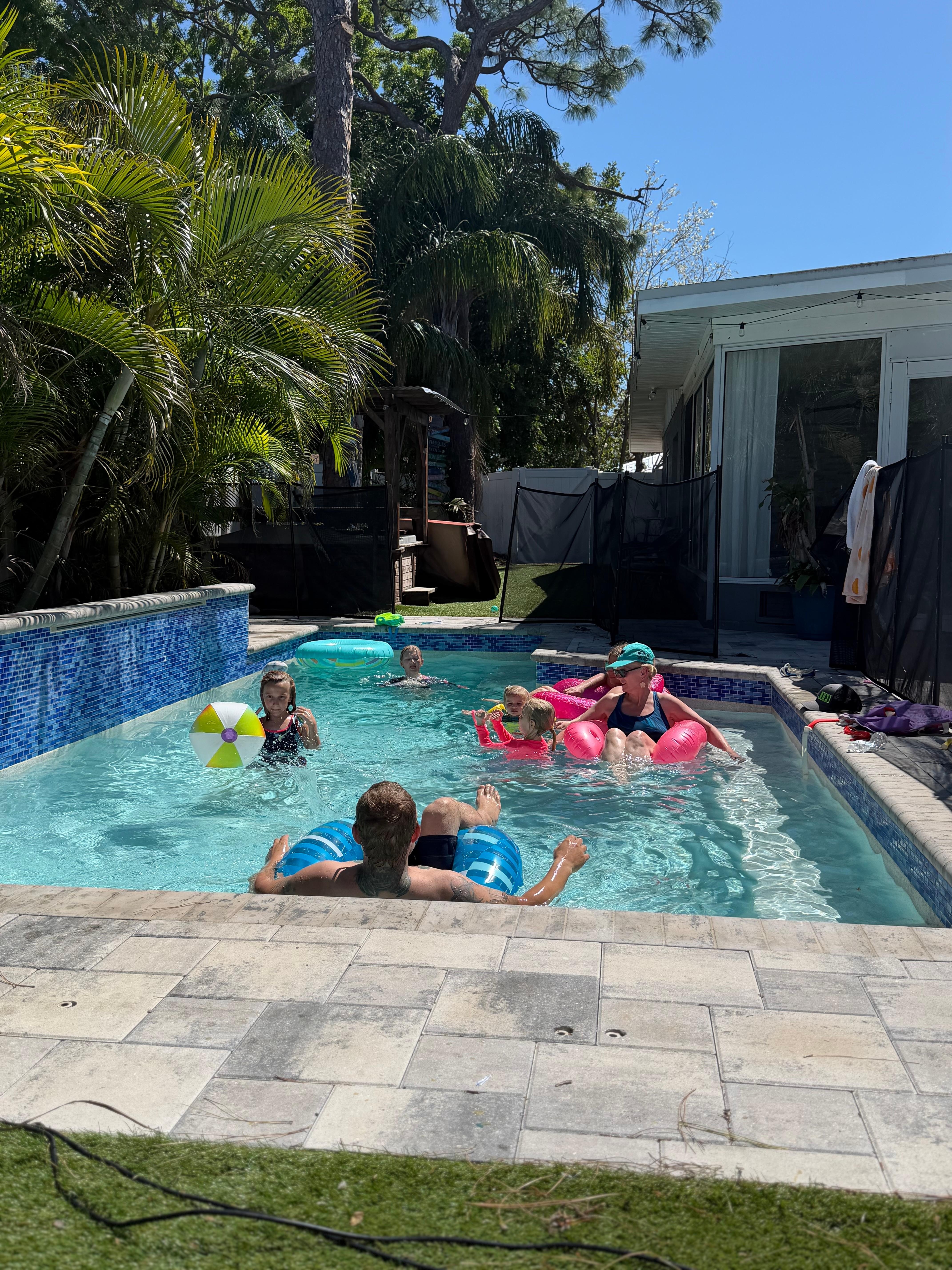 Fun times in the pool!