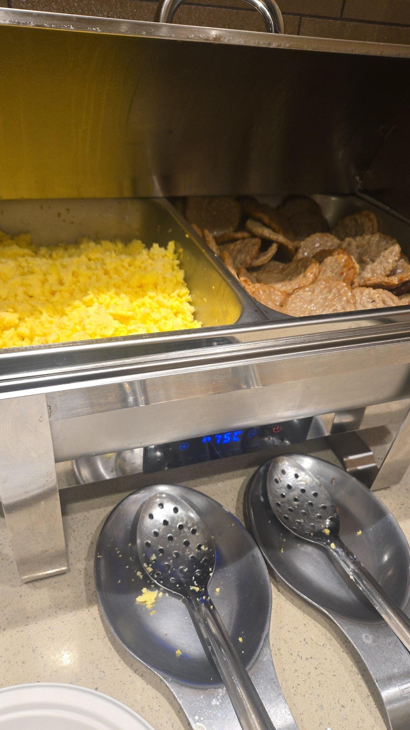 Eggs were like pebbles and cold