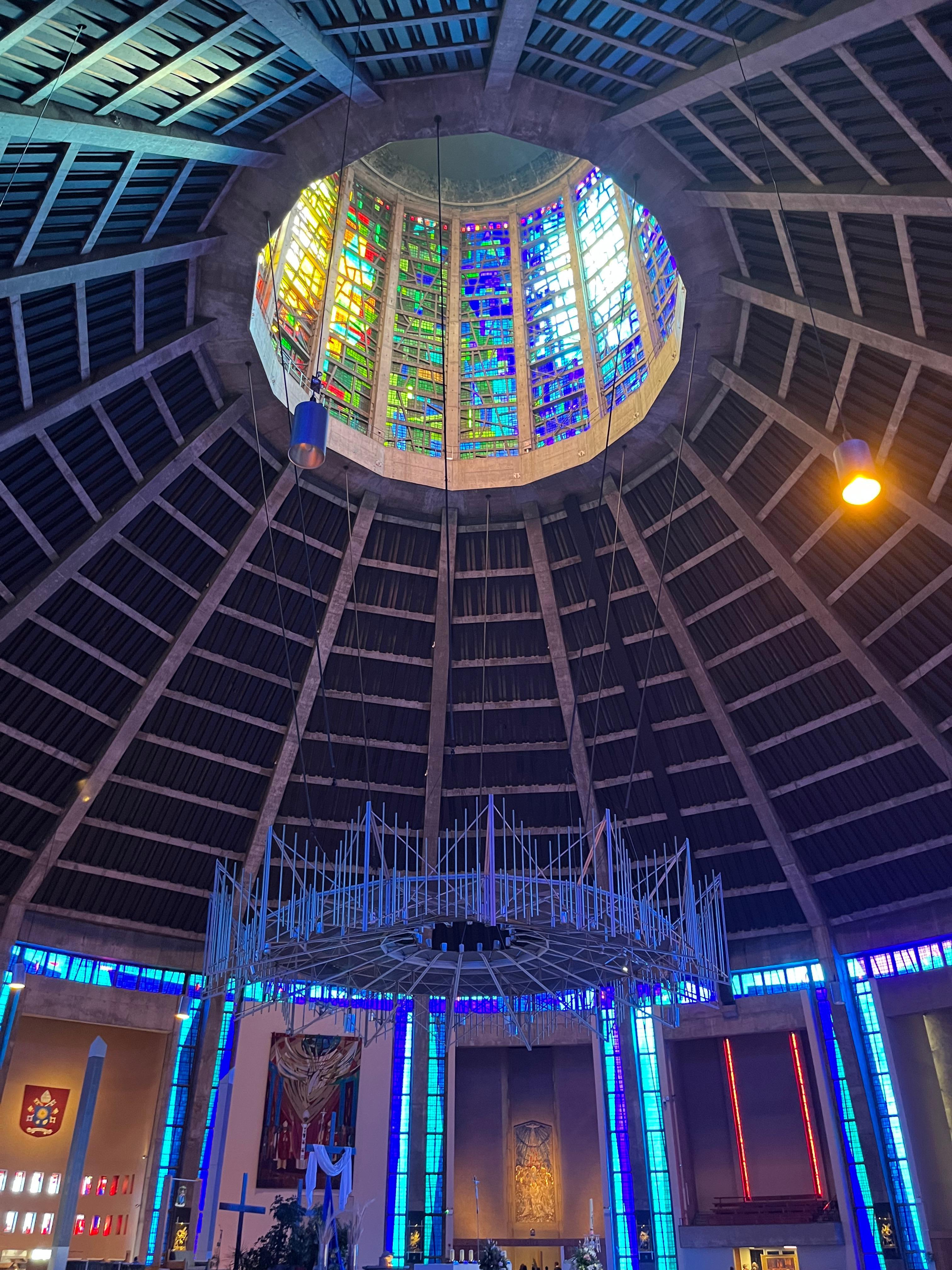 Inside cathedral 