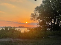 Sunset over Rondeau Bay