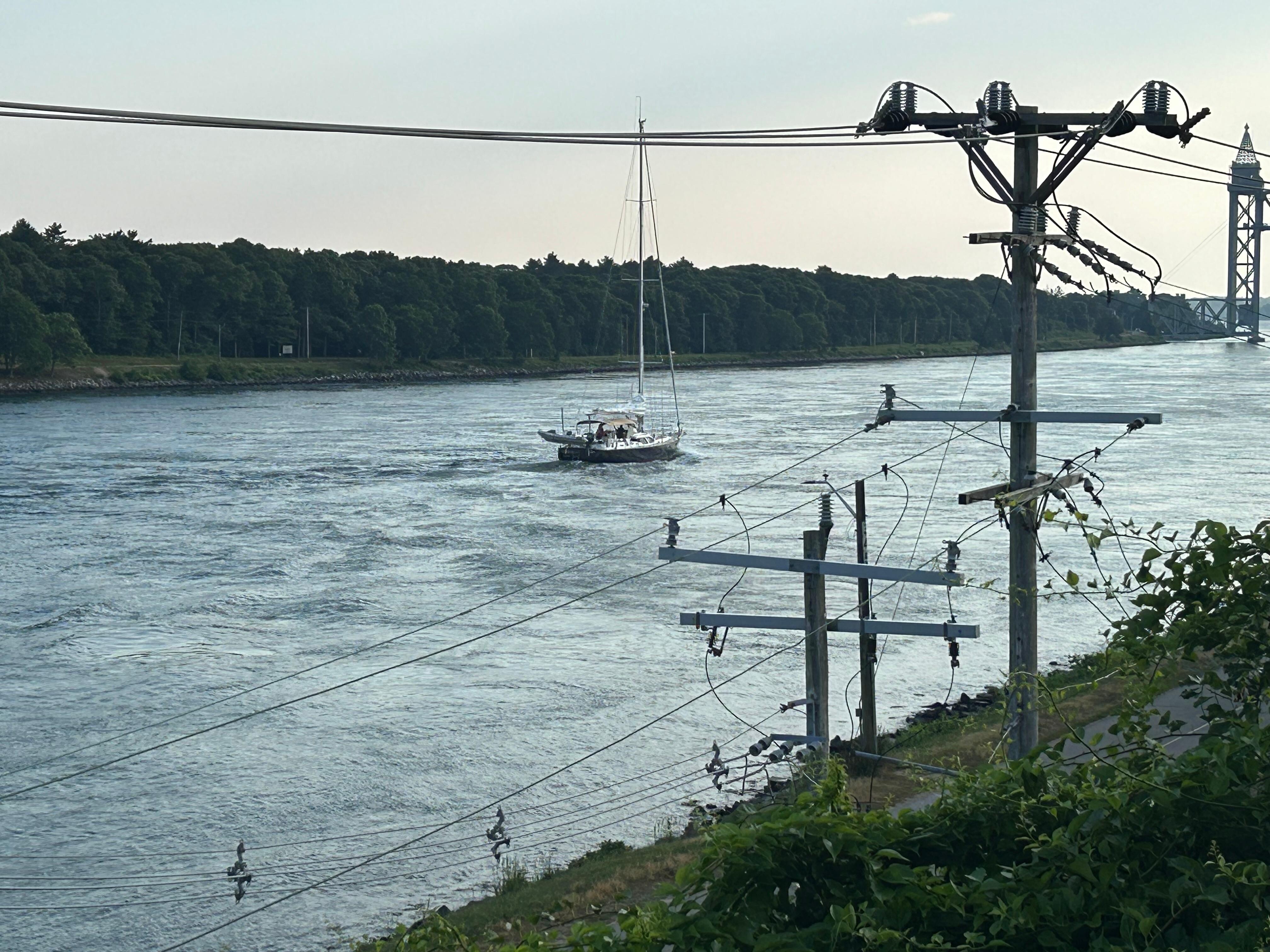 View from “Three Mile Overlook”, not far in Buzzards Bay.