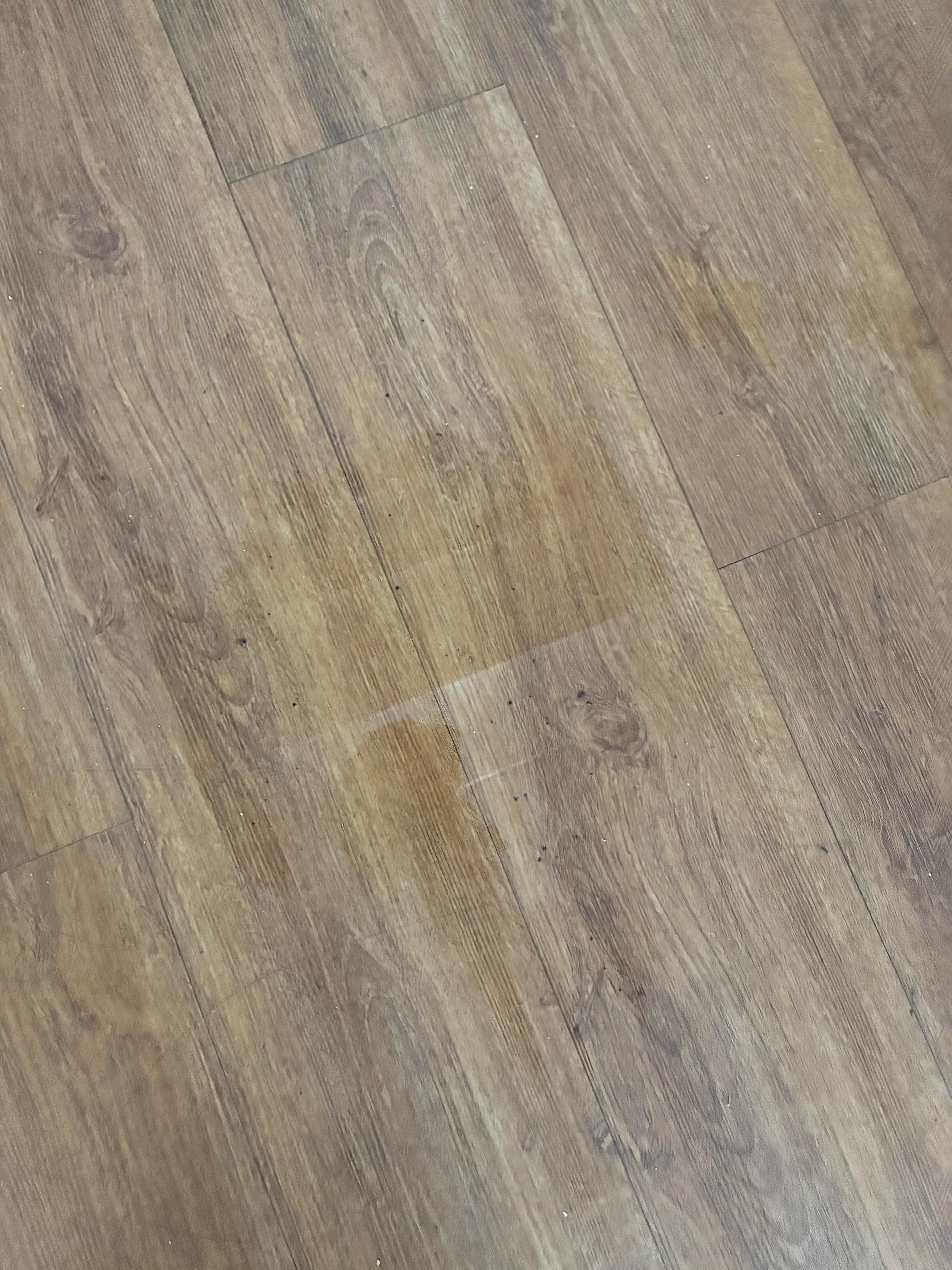 The room A/C unit dripped on the floor   