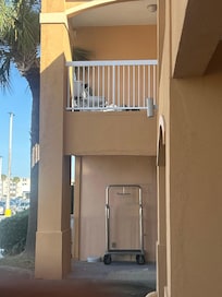 This is the front of the hotel