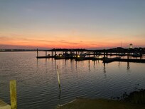 Sunrise on the sound.