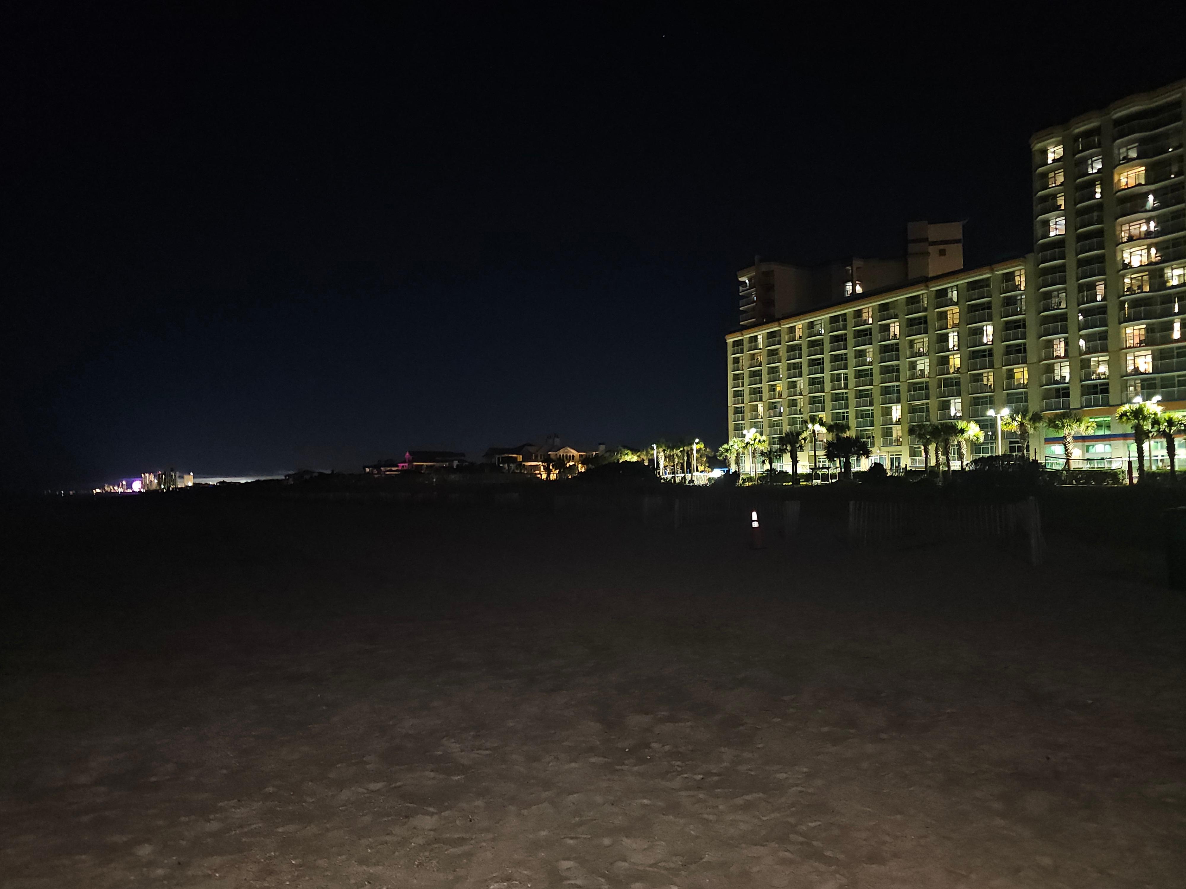 Beach at night