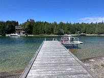 By the dock located at the backyard