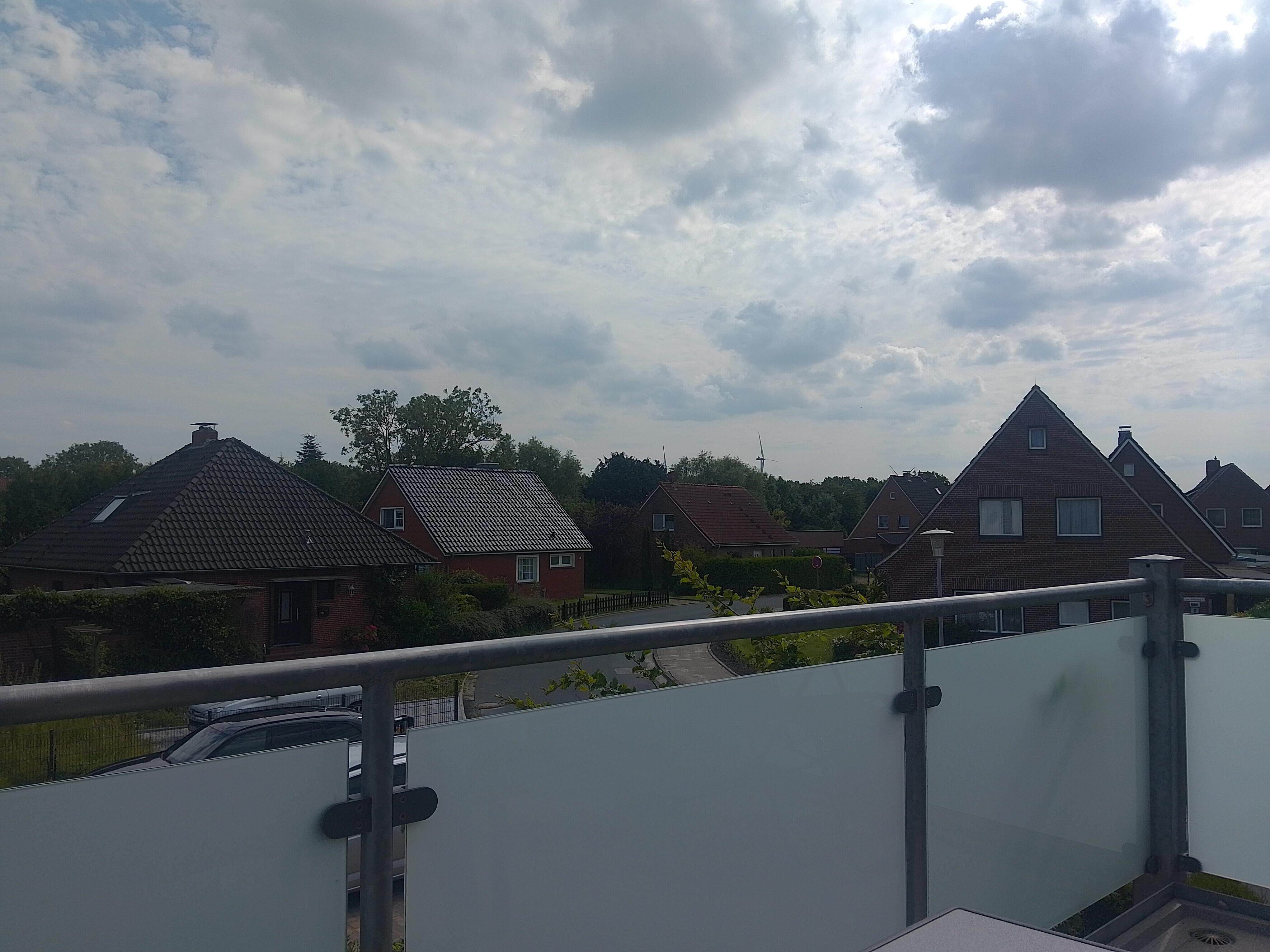 Der Außblick vom Balkon