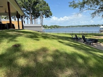 Slope from back patio