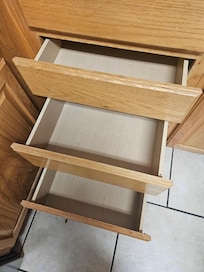 No Kitchen Supplies No oven mits/pot holders No can openers - empty