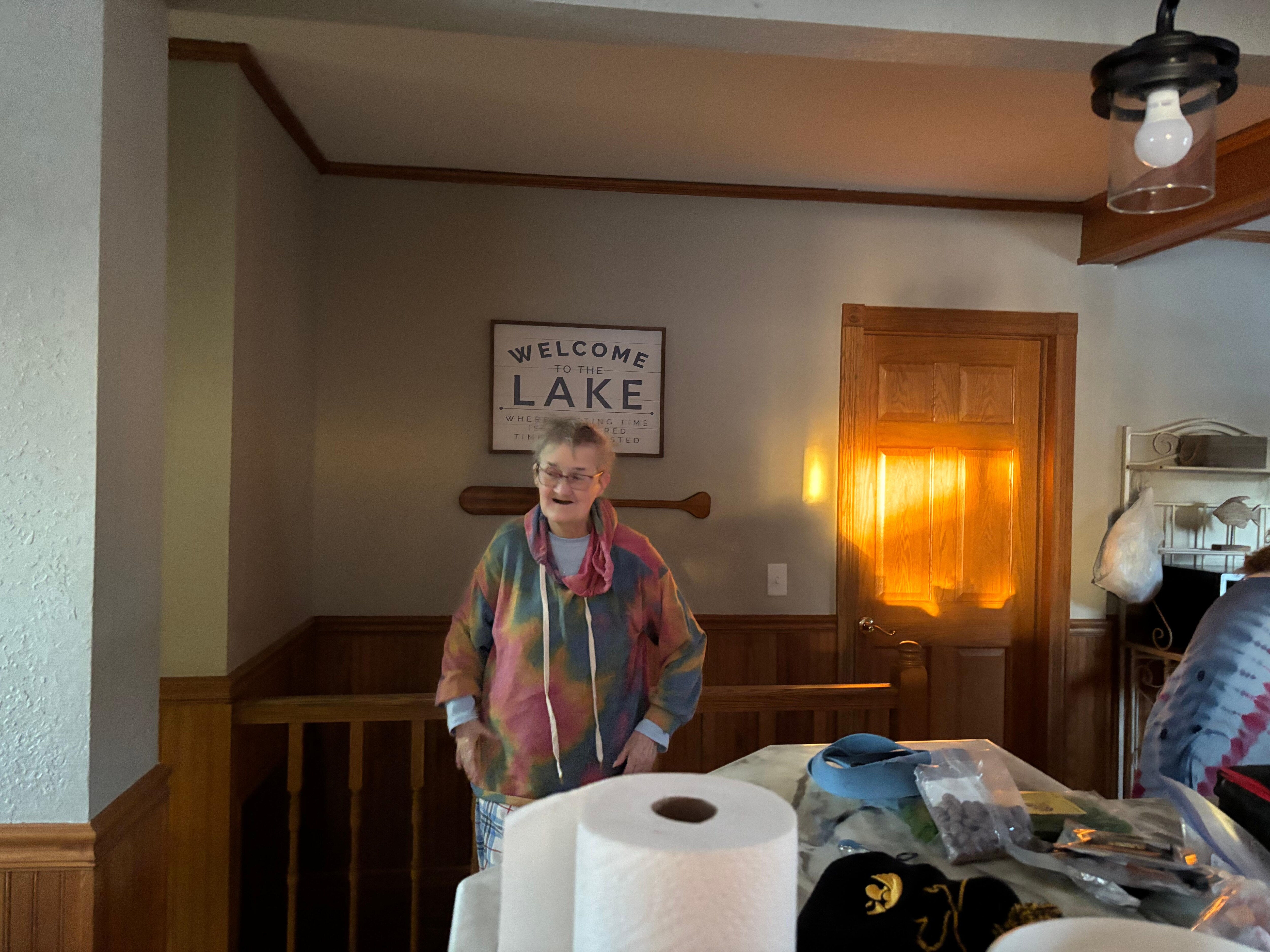 The morning we were getting ready to leave