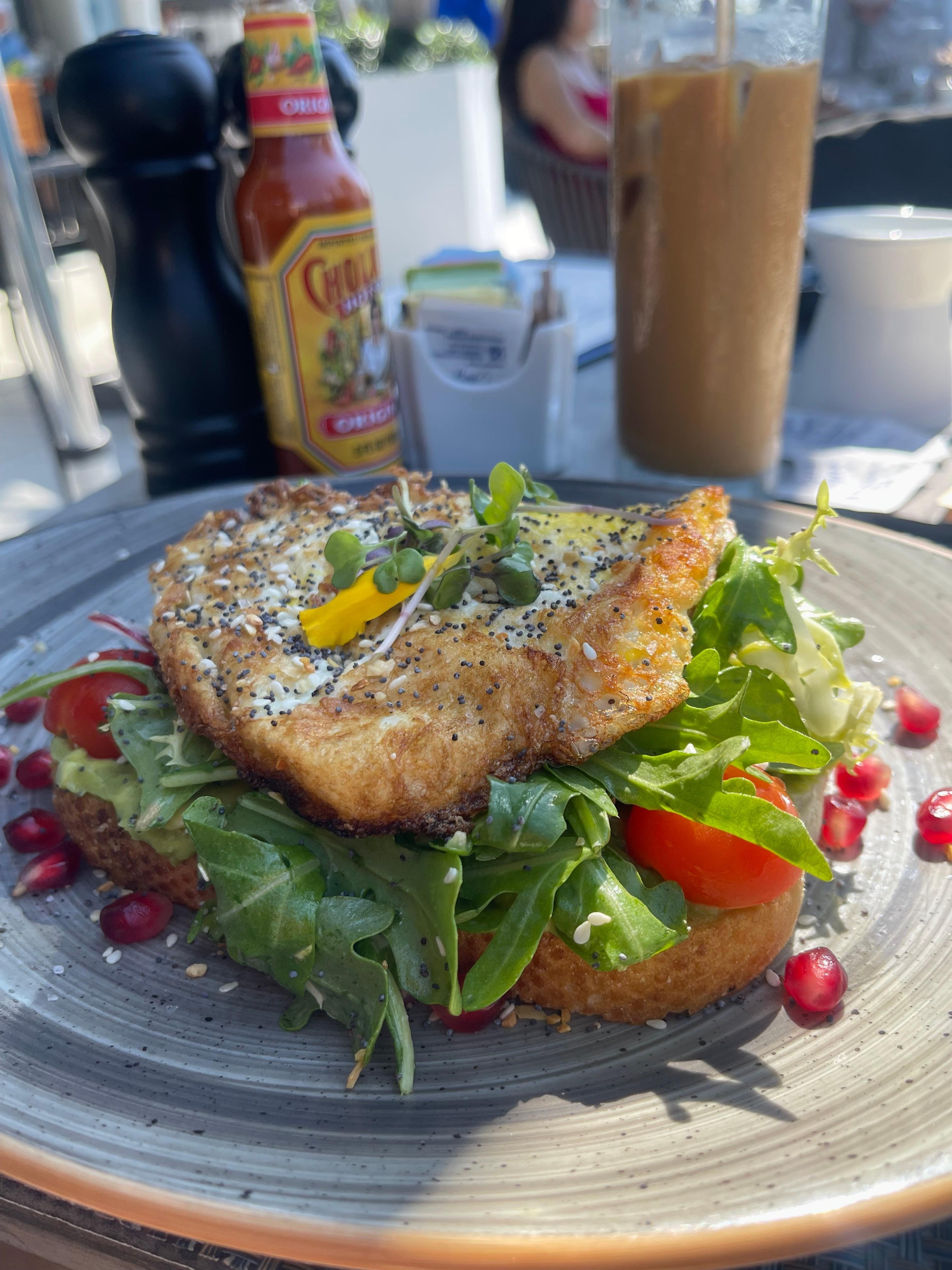 Avocado toast at Area 31