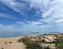 The view at the beach