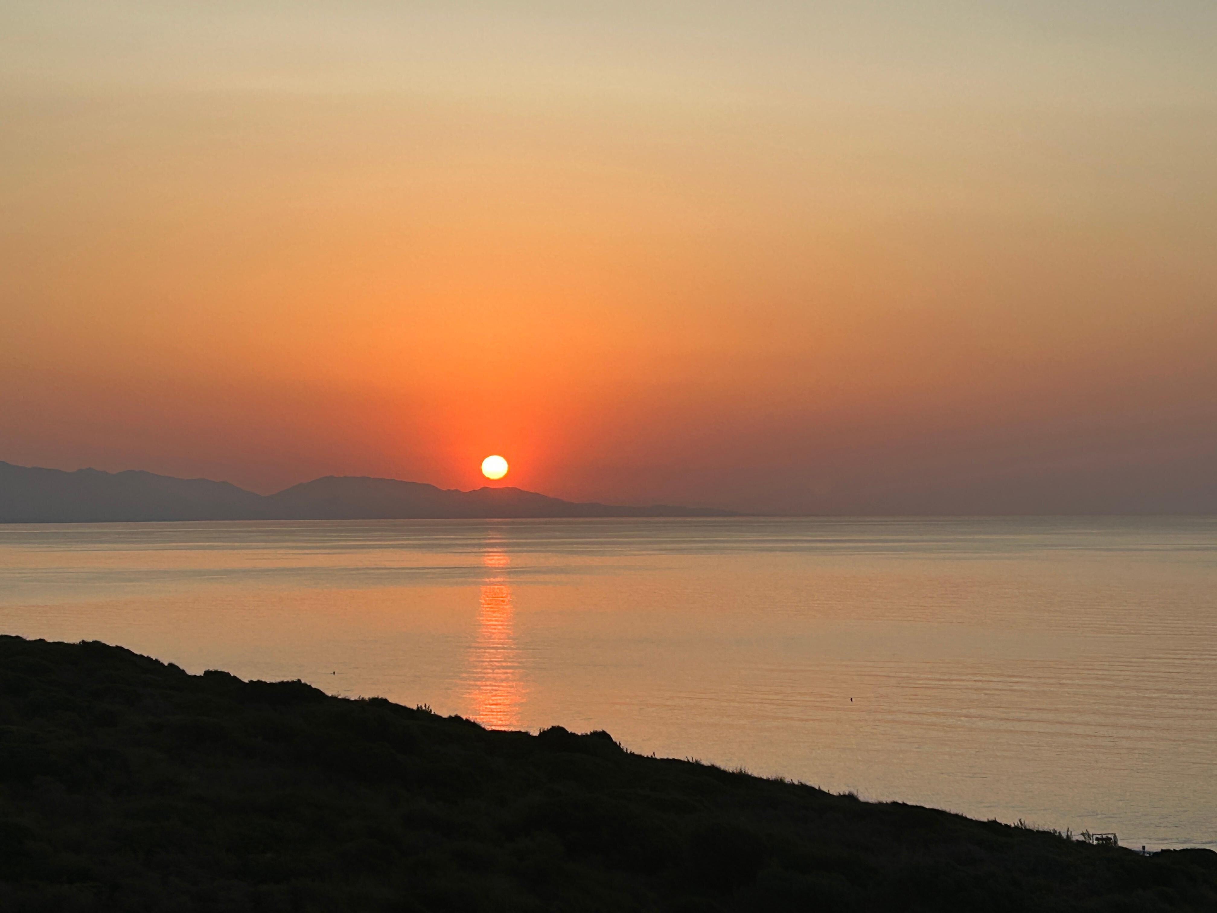 Sunrise from the balcony if you get up early enough 
