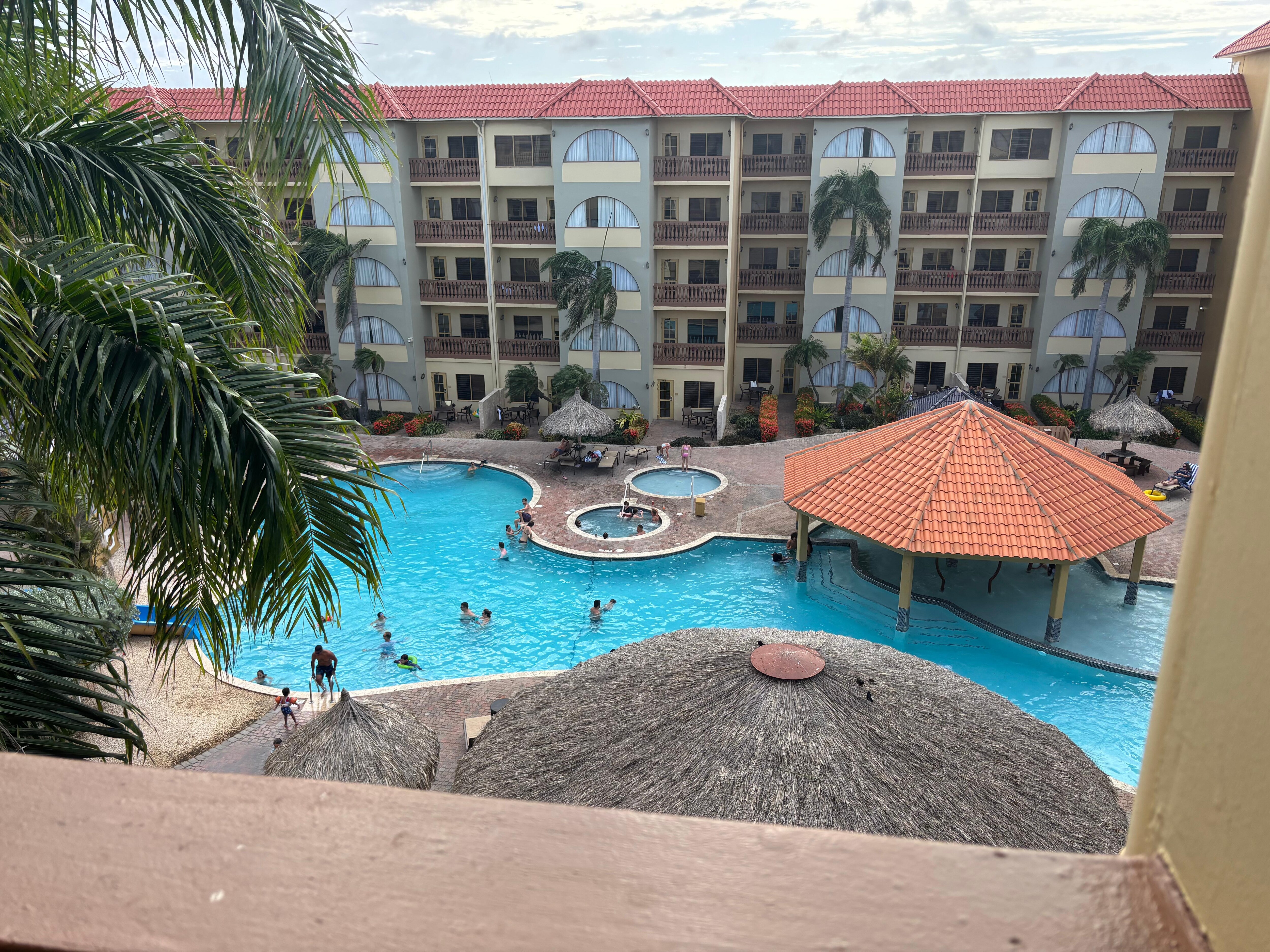 View from our balcony