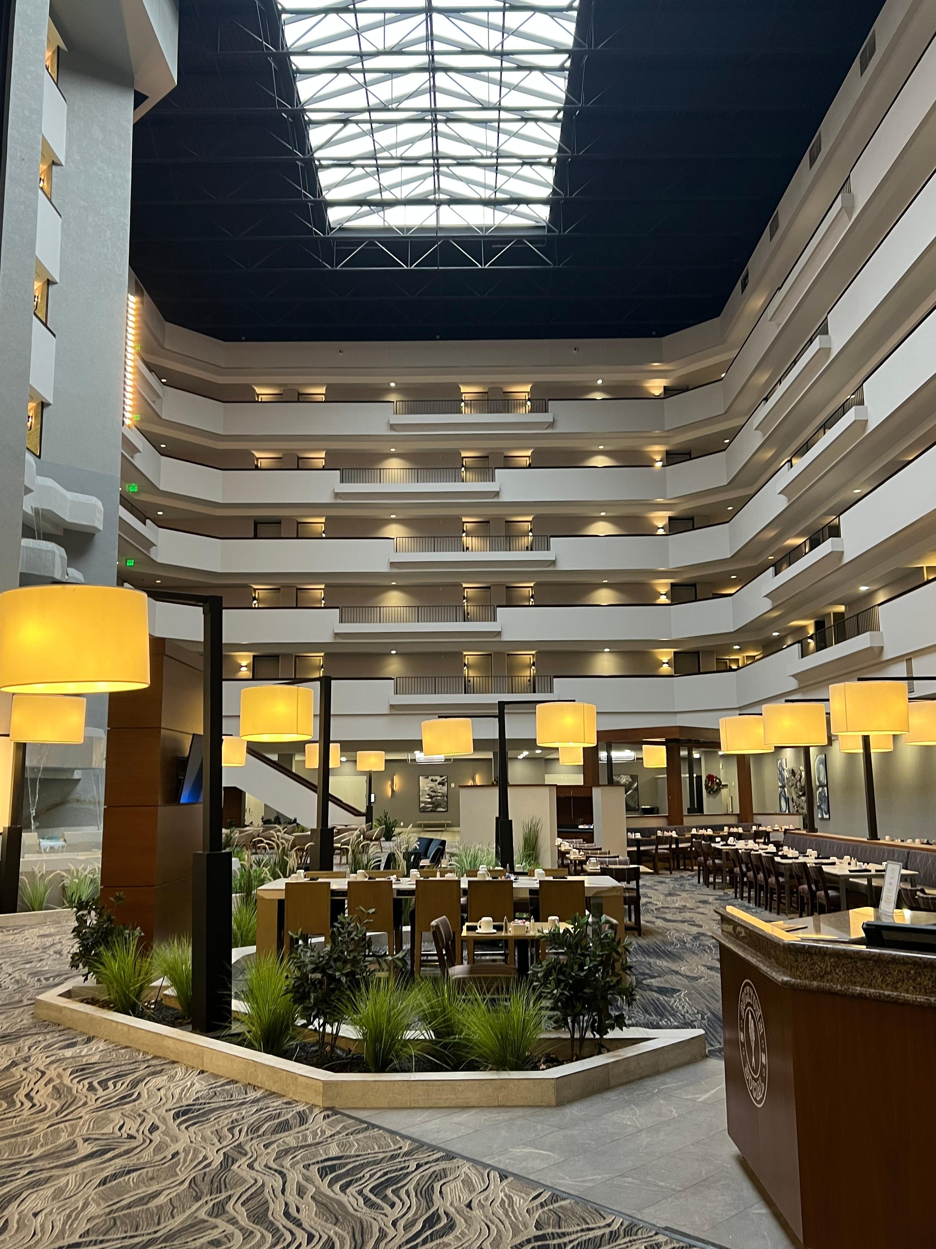 The atrium lobby was beautiful! 