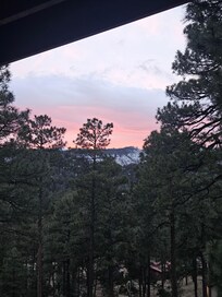 Sunset view of the mountain!