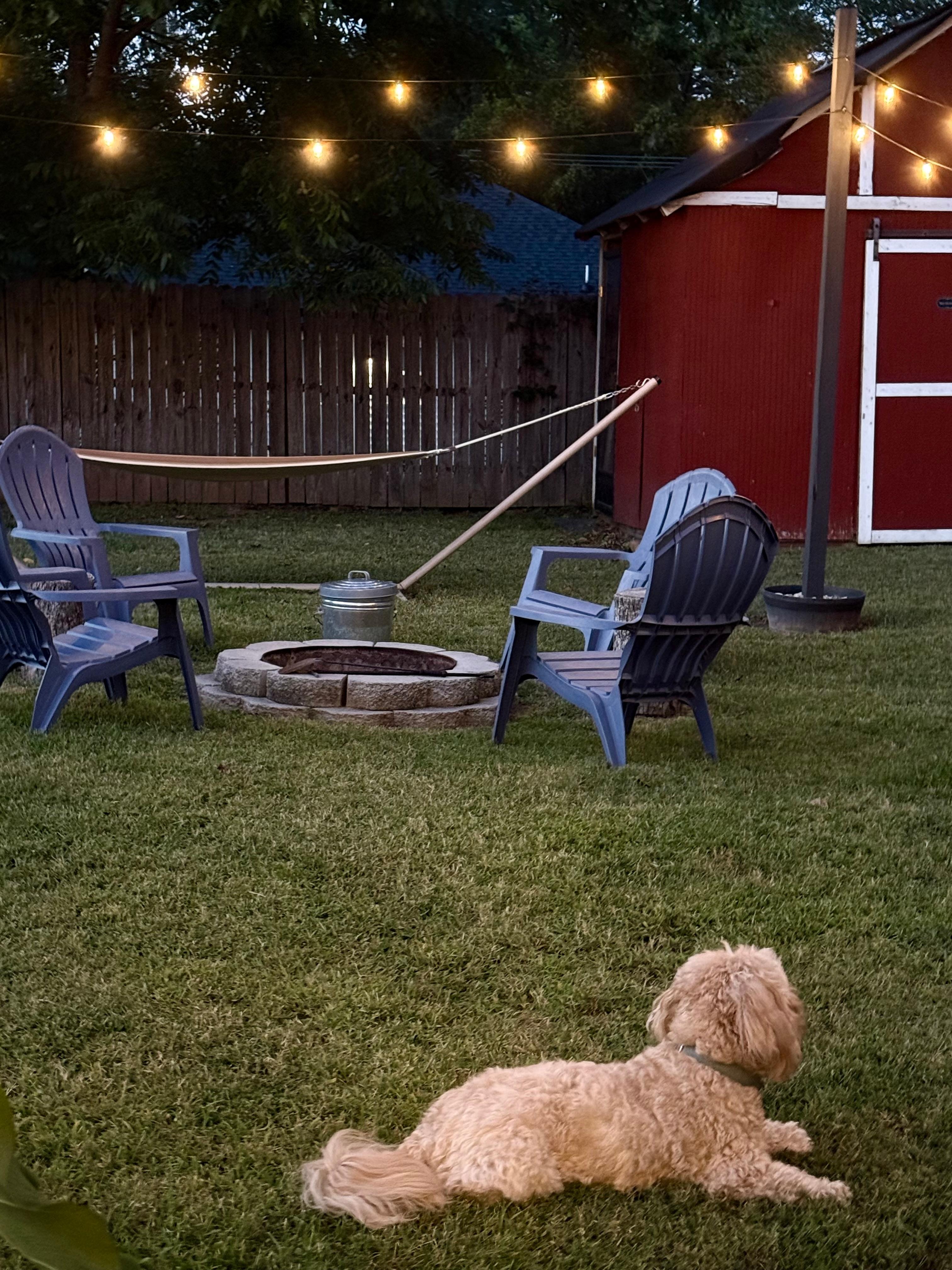 All is calm and peaceful here!