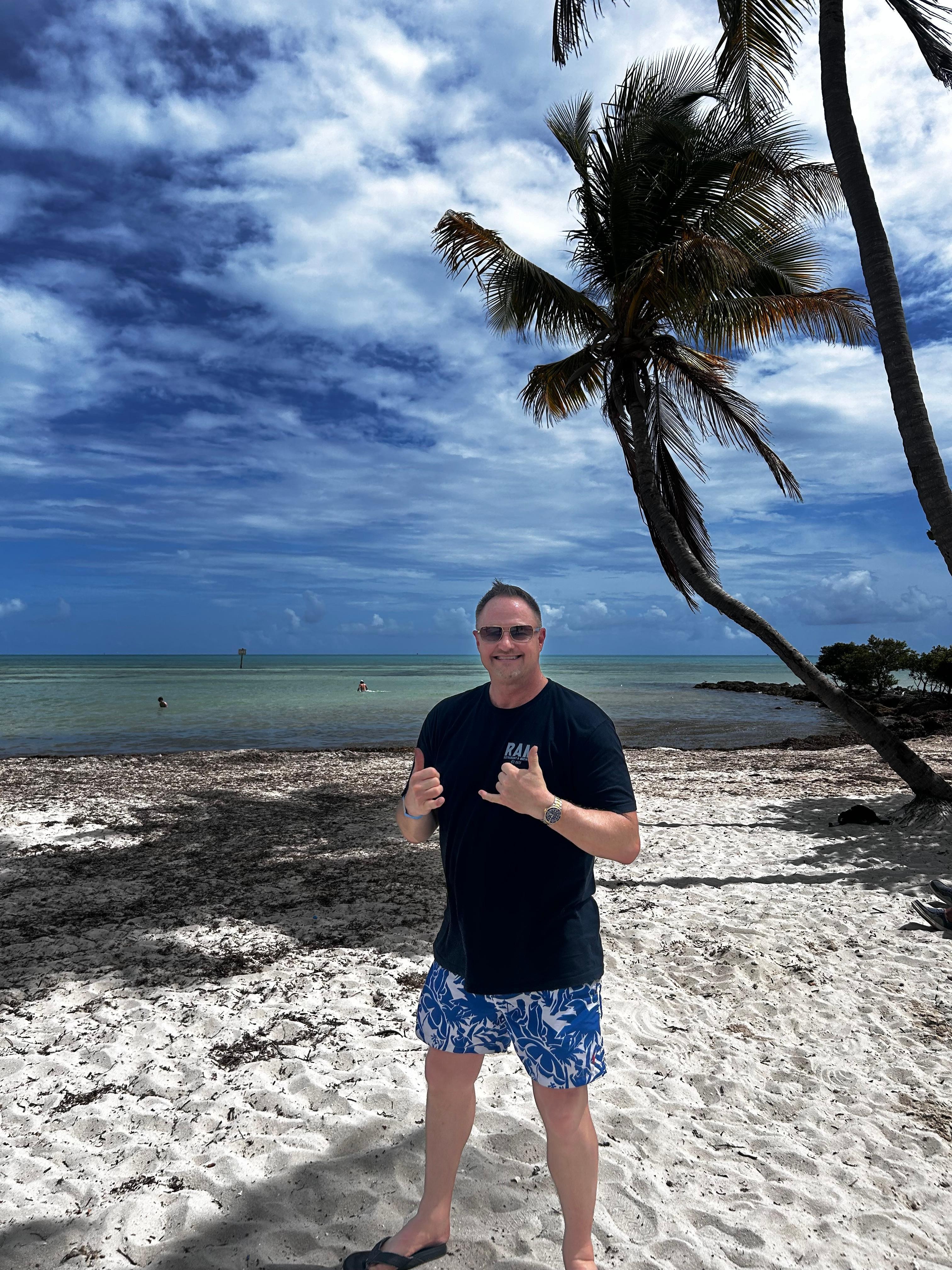 Smathers Beach. 
Beautiful white sand beach, crystal clear water!  : )