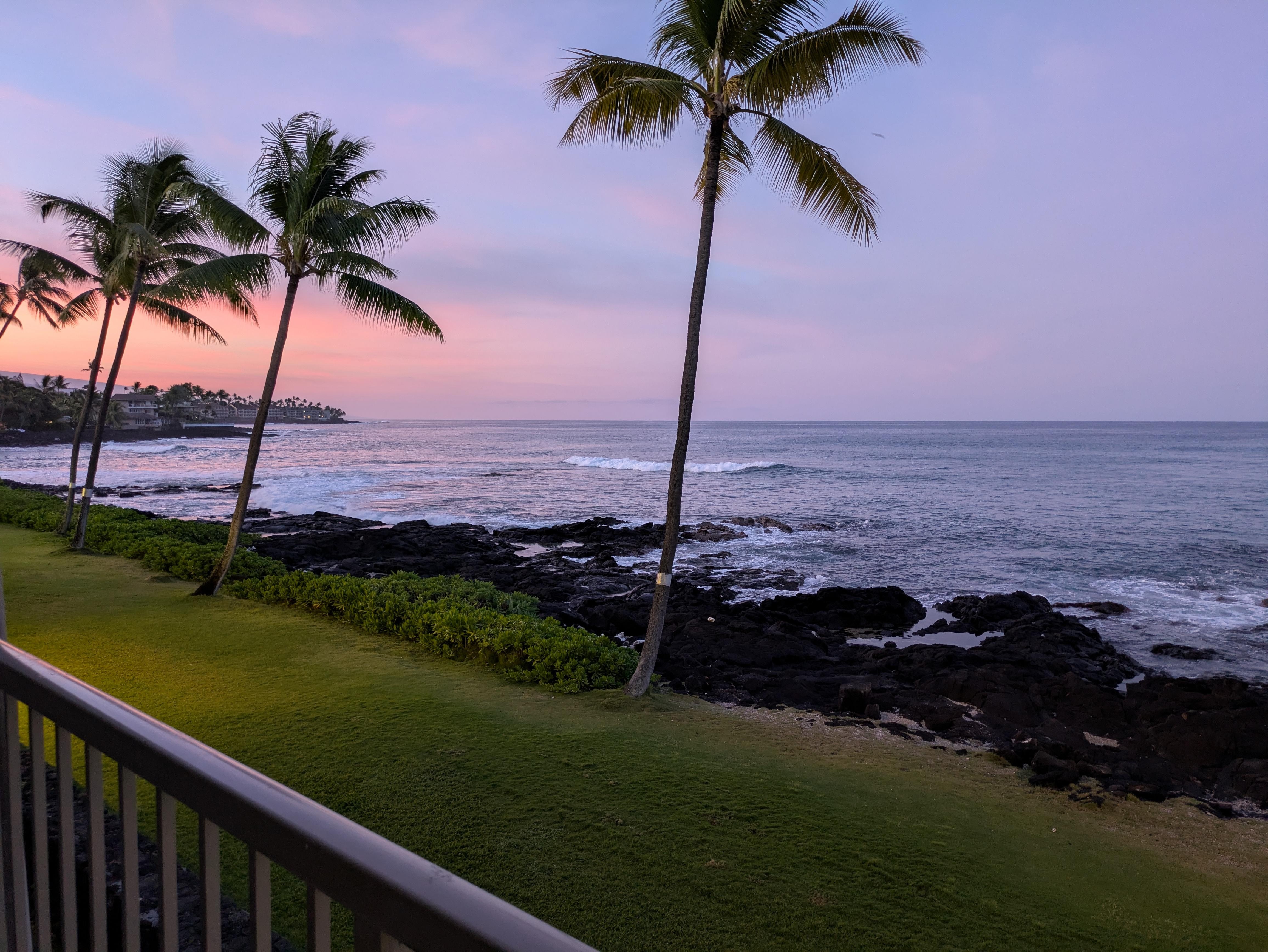Sunrise from the lanai 
