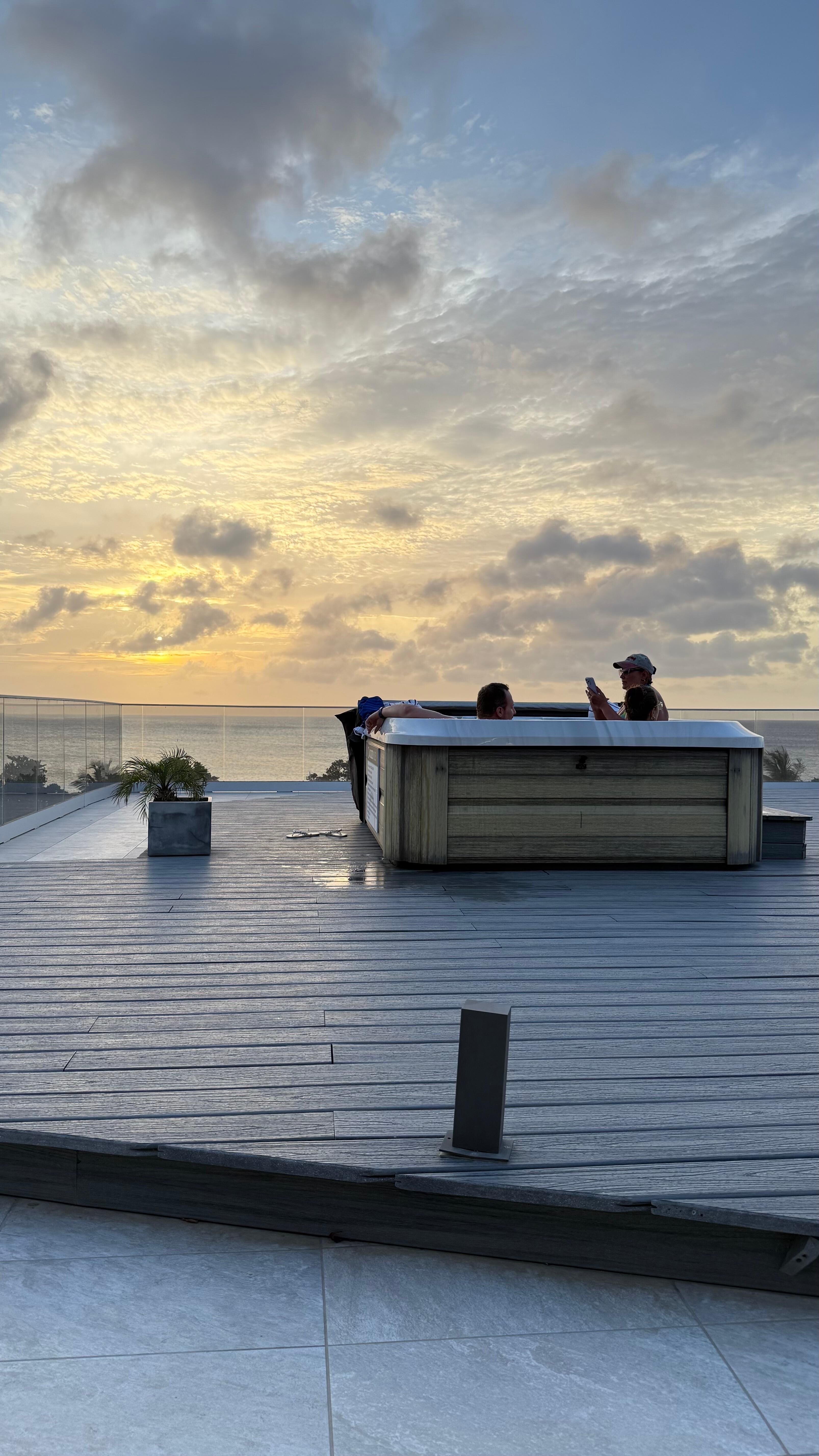 SPA aquecido no Rooftop 