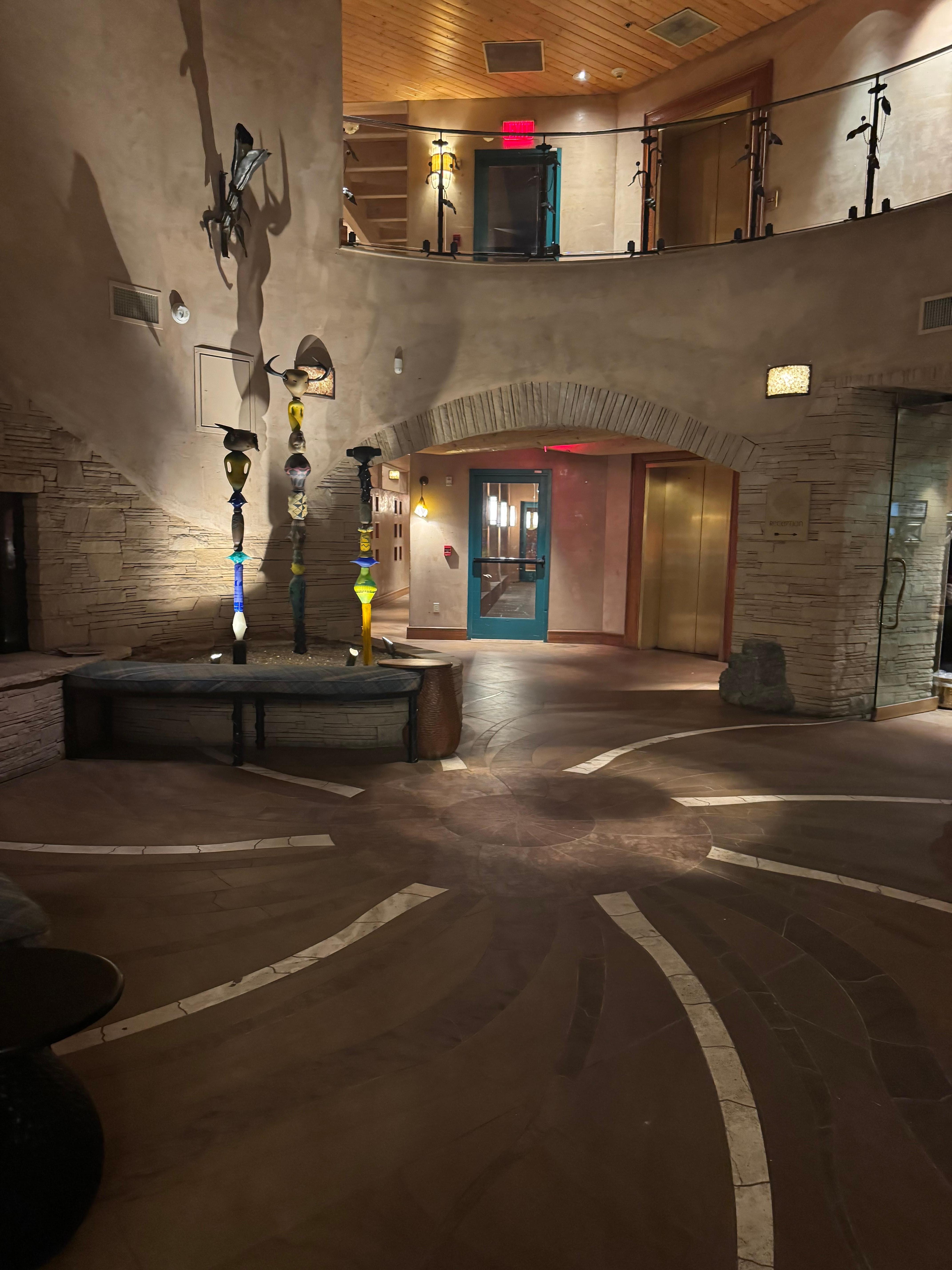 Entrance of lobby area