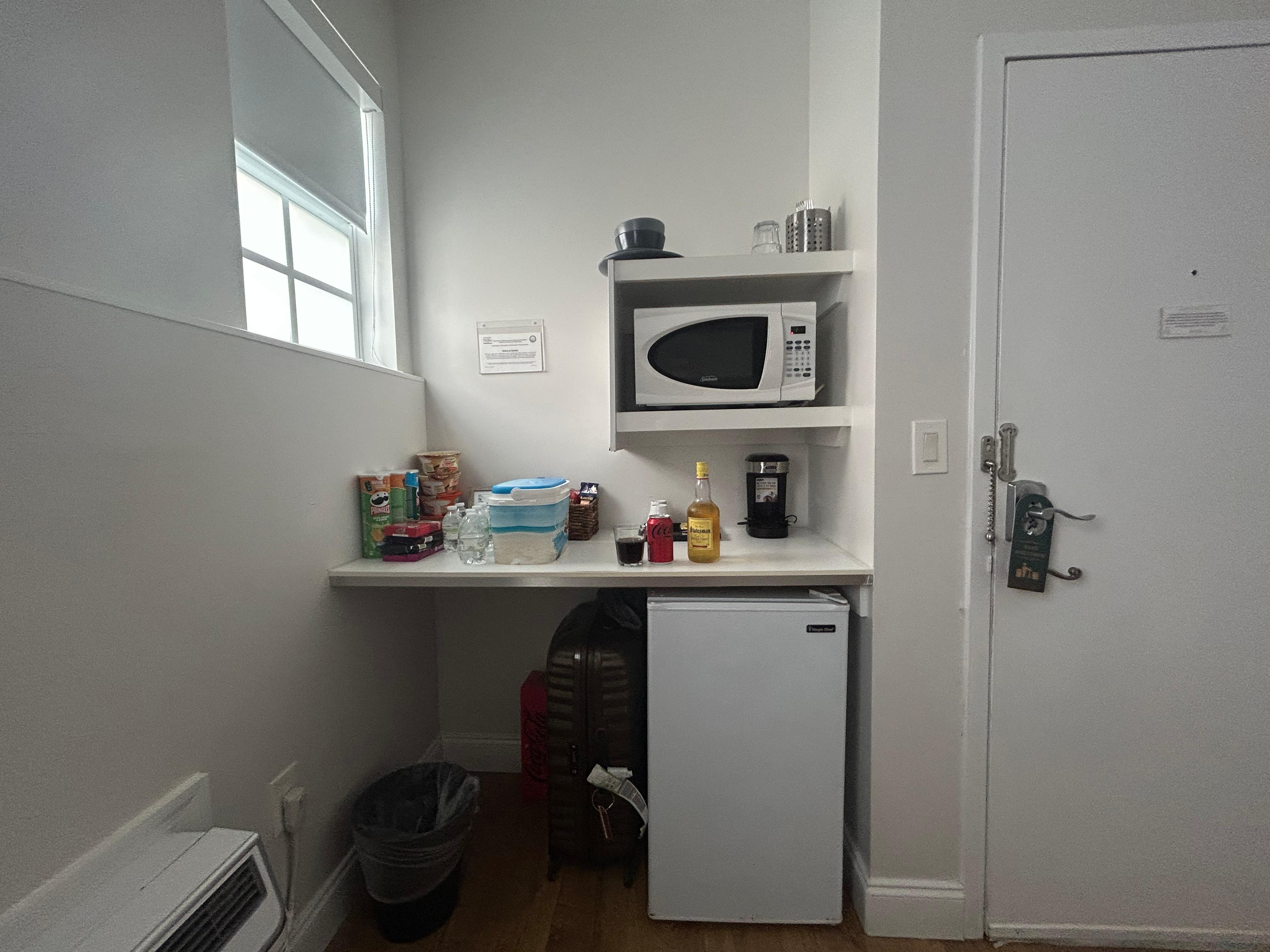 Kühlschrank und Microwelle funktionierten einwandfrei 