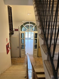 Looking towards the lobby
