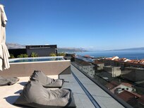 Hotellin kattoterassilta