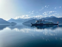 Depuis la terrasse de l’ hôtel