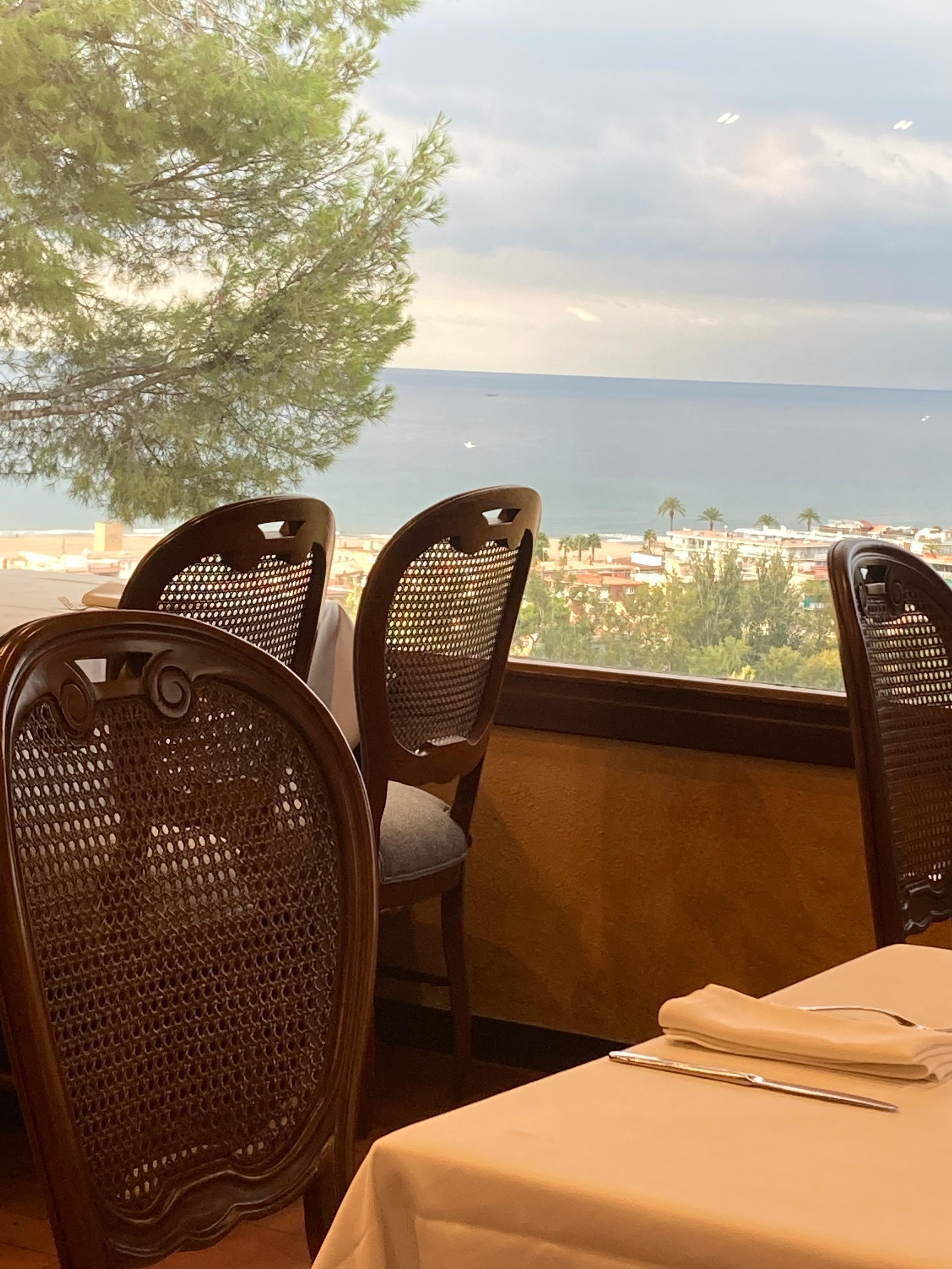 Vistas desayunando
