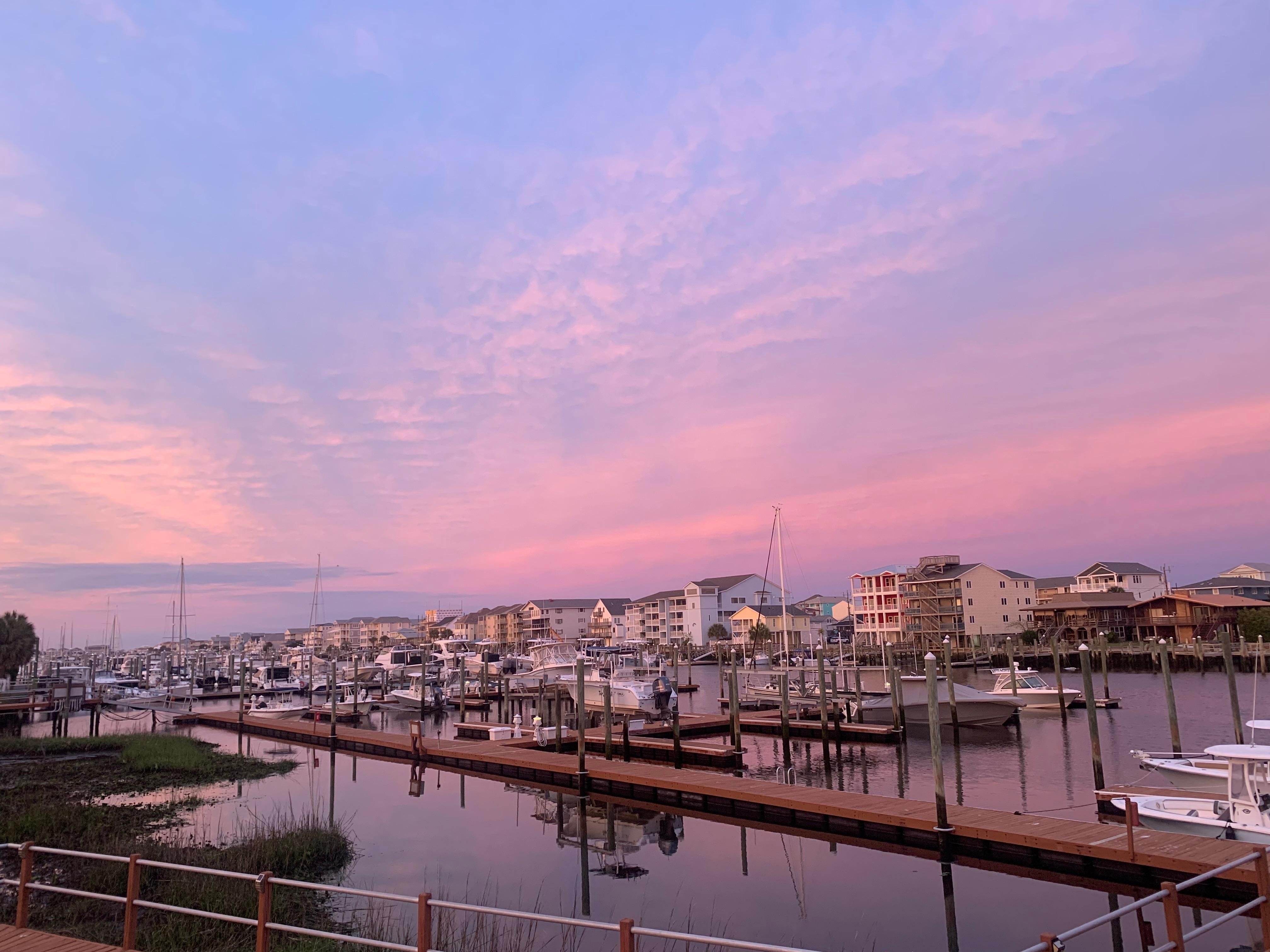 Sunsets were beautiful (next time we will get up for the sun rise too!).