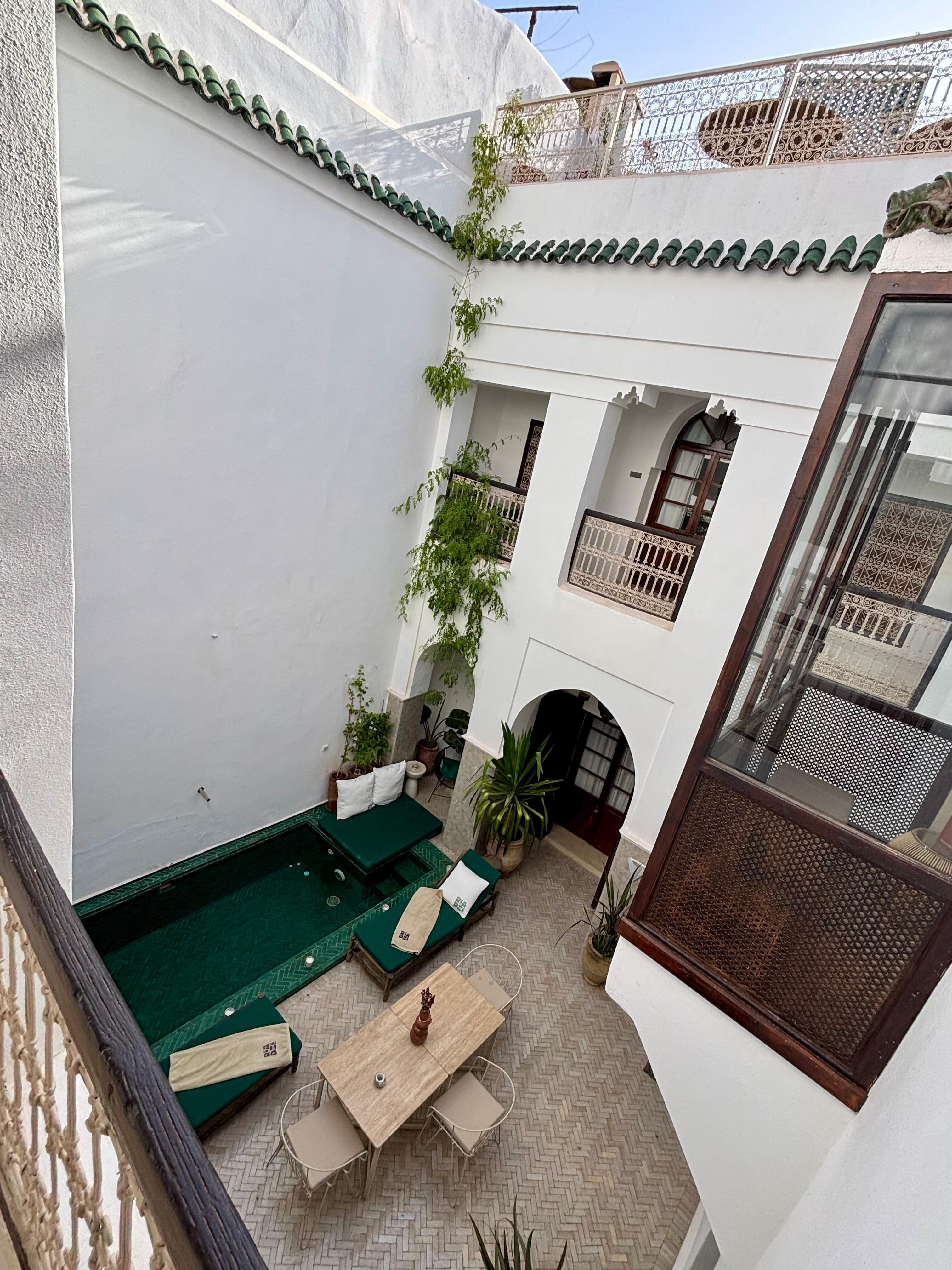 Riad and pool