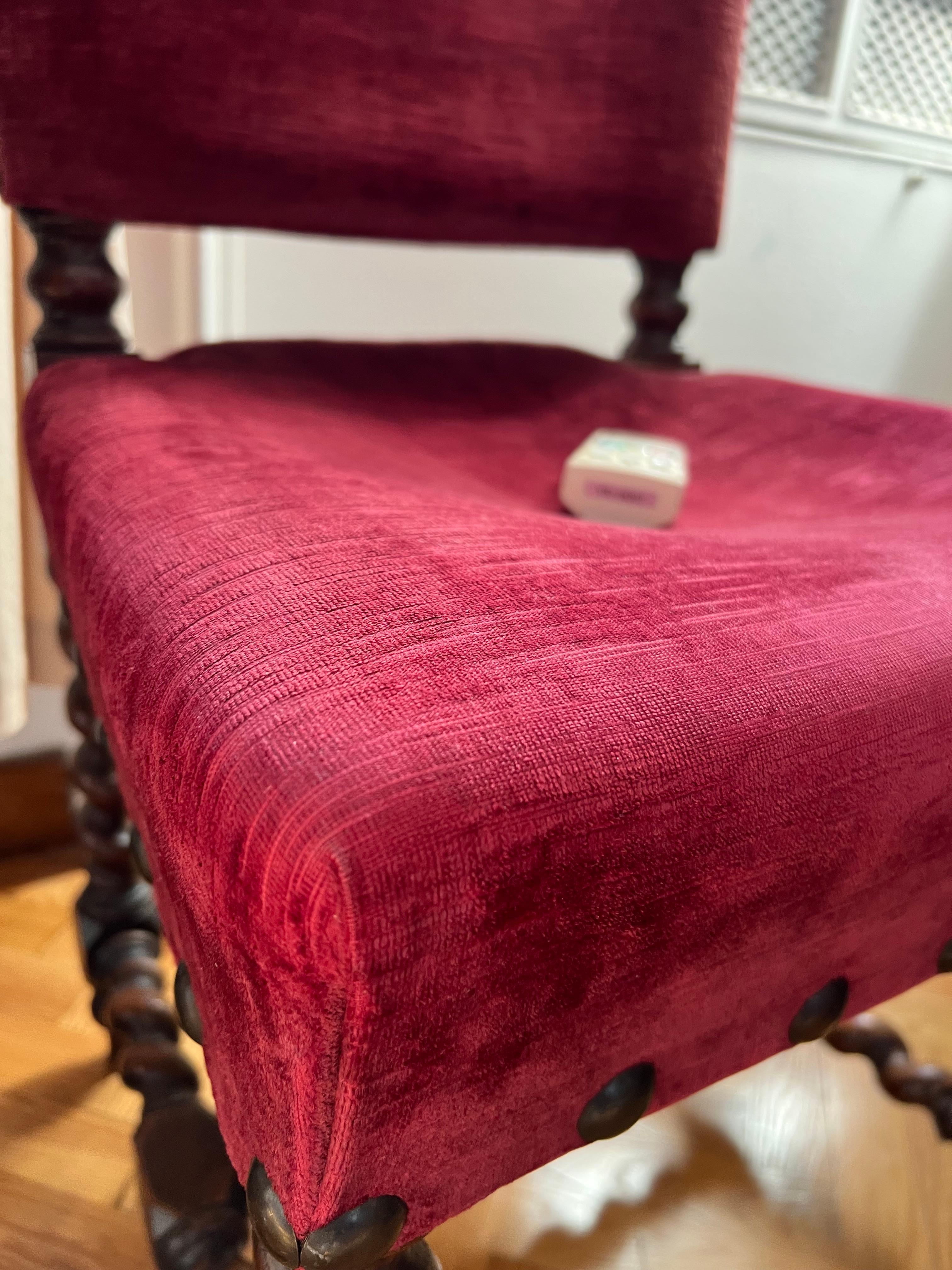 Sunken chair in the family room.