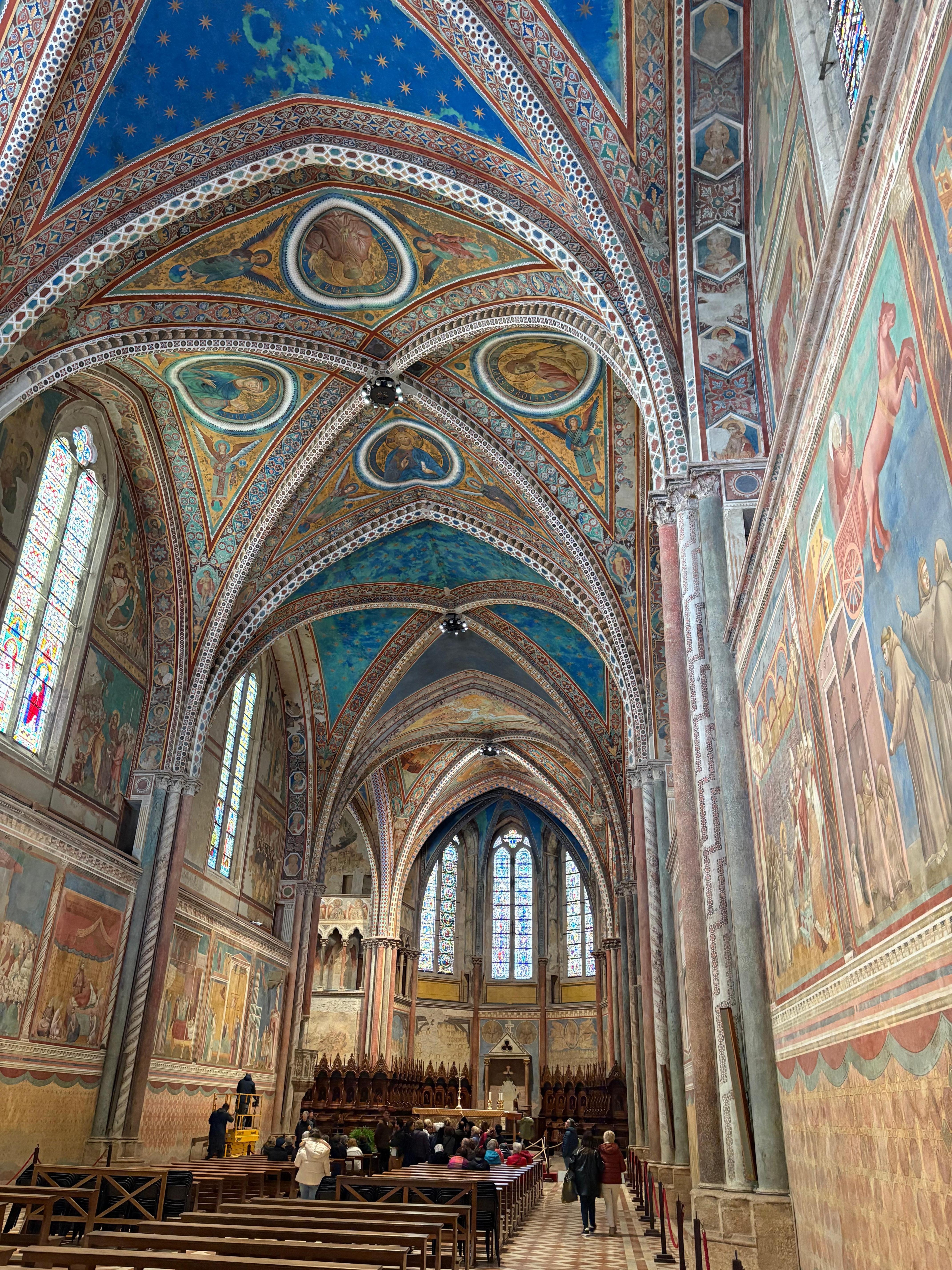 Inside St. Francis Basilica 