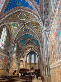 Inside St. Francis Basilica
