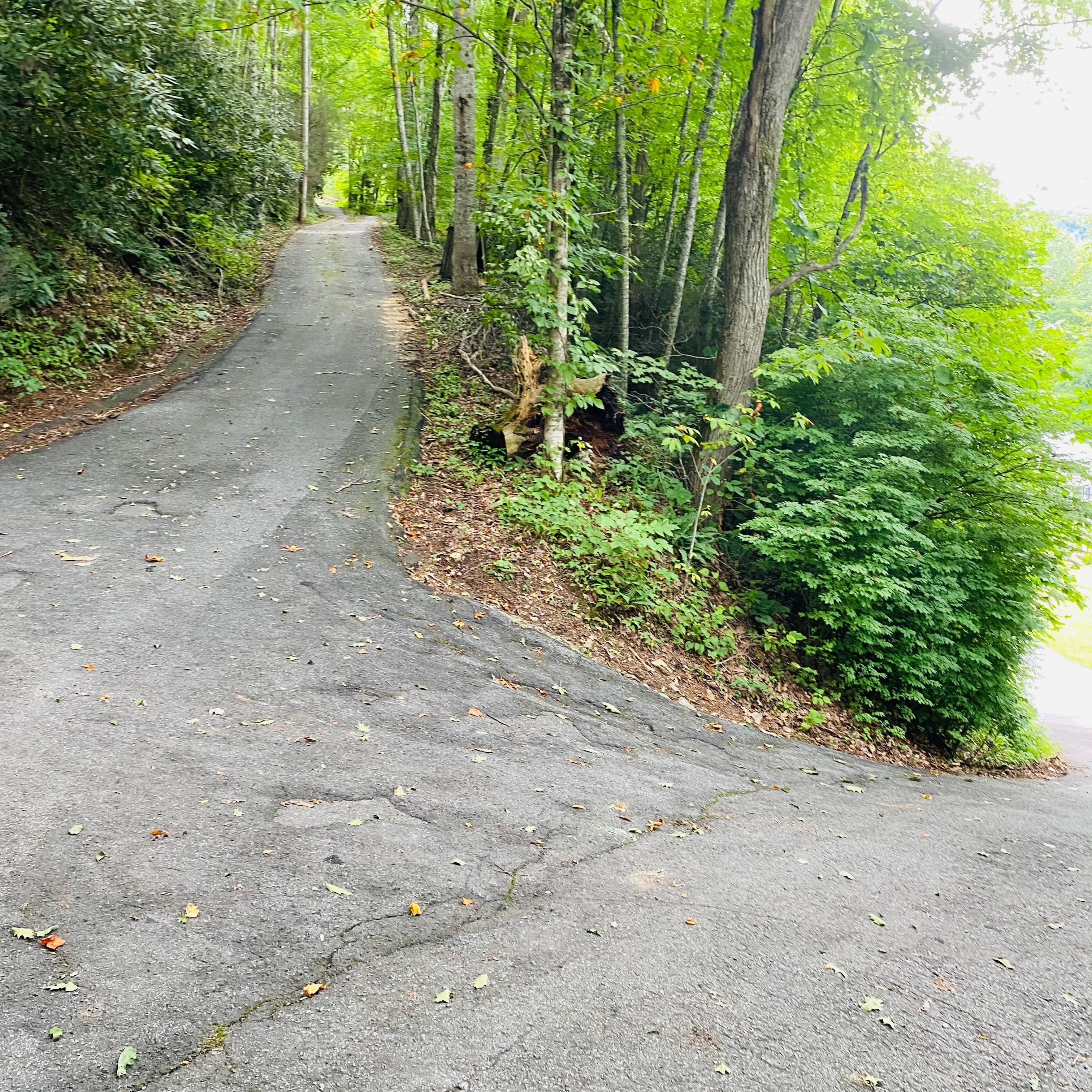 The third curb that needs a wide turn which is simple but a sharp turn is not a good idea