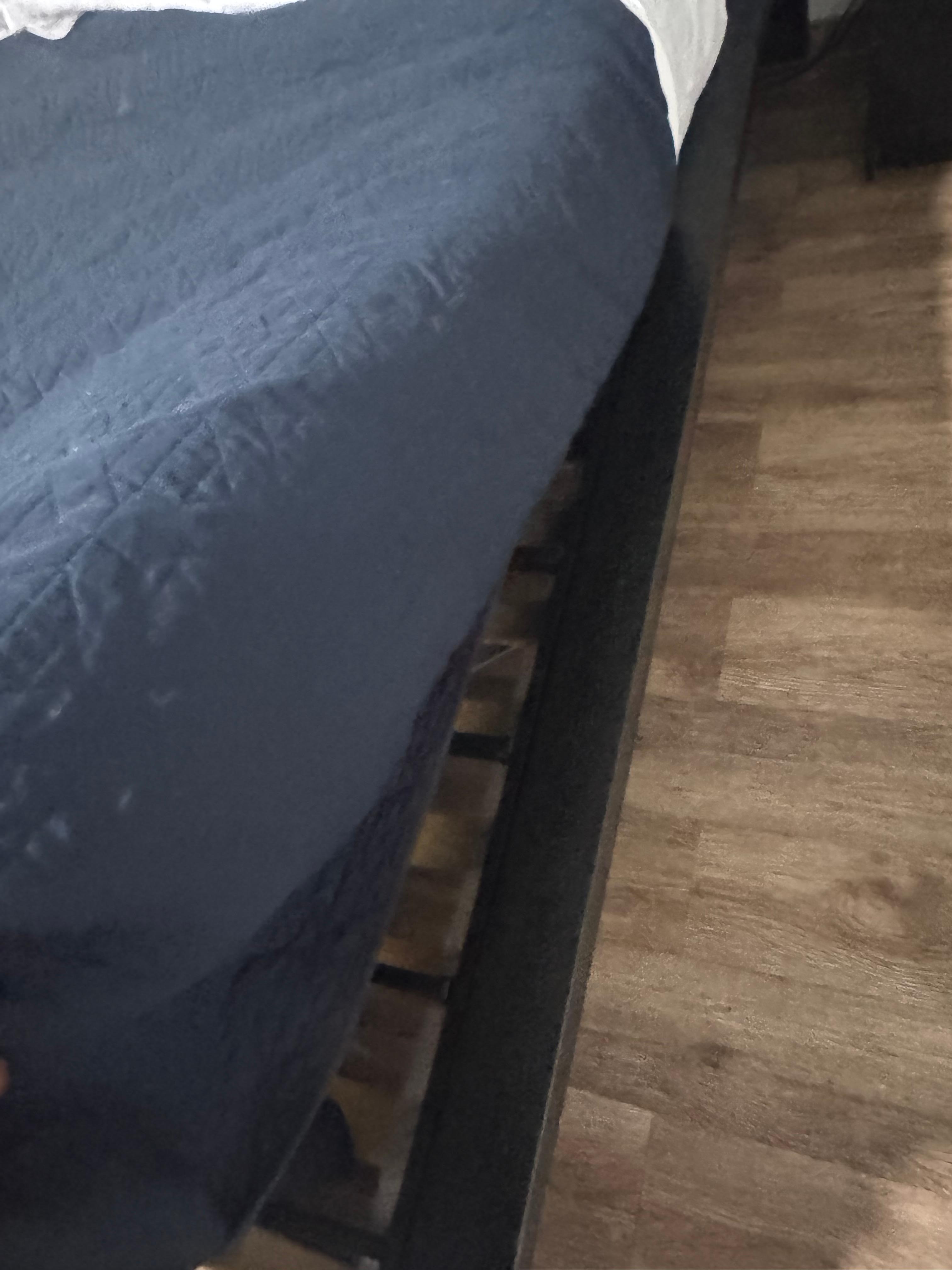 Very cheap bed. Similar to a pull out sofa for support.