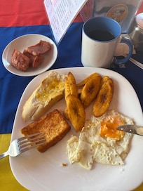 Breakfast I asked from the choices