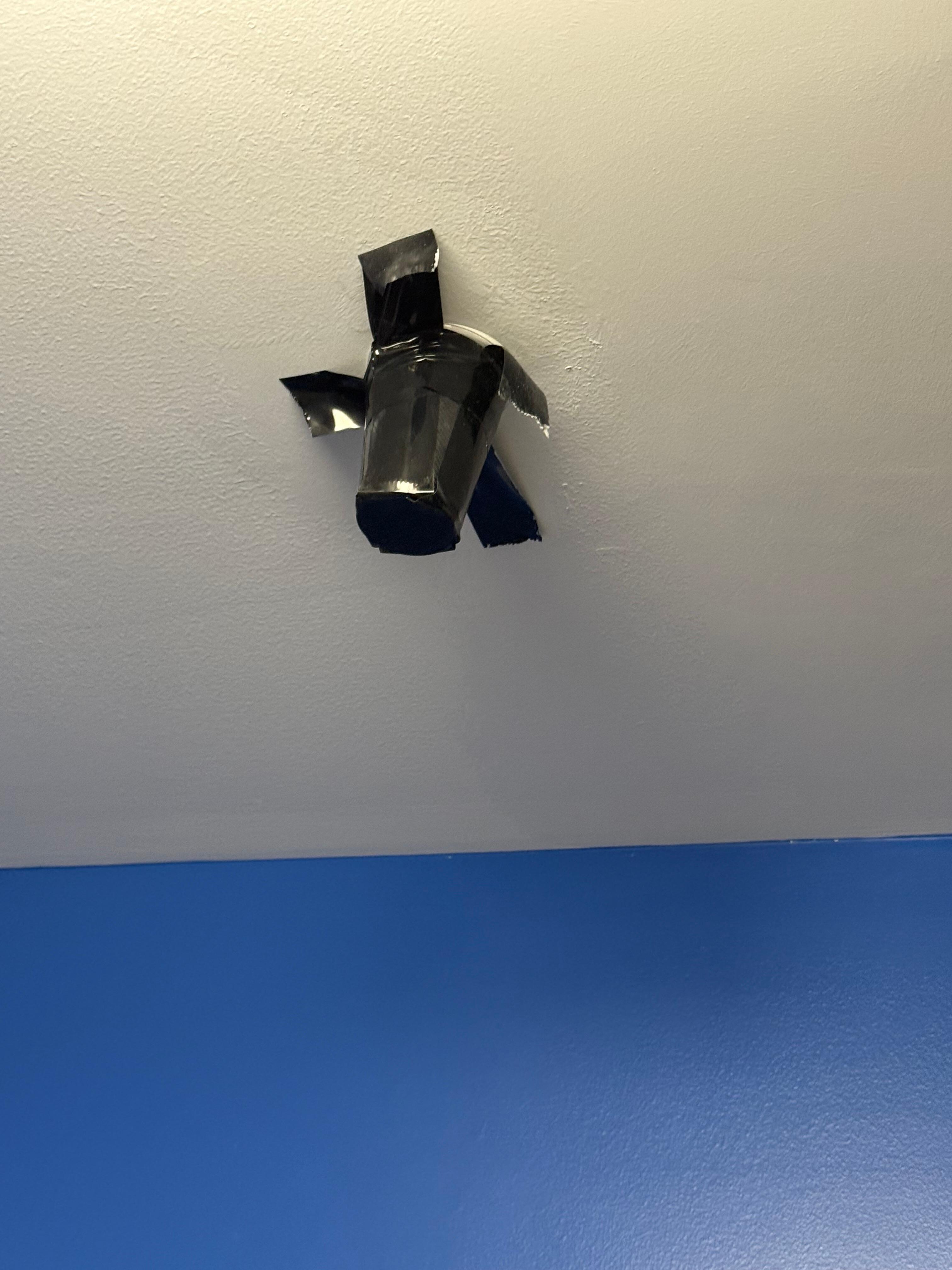 Not sure why this is taped up though