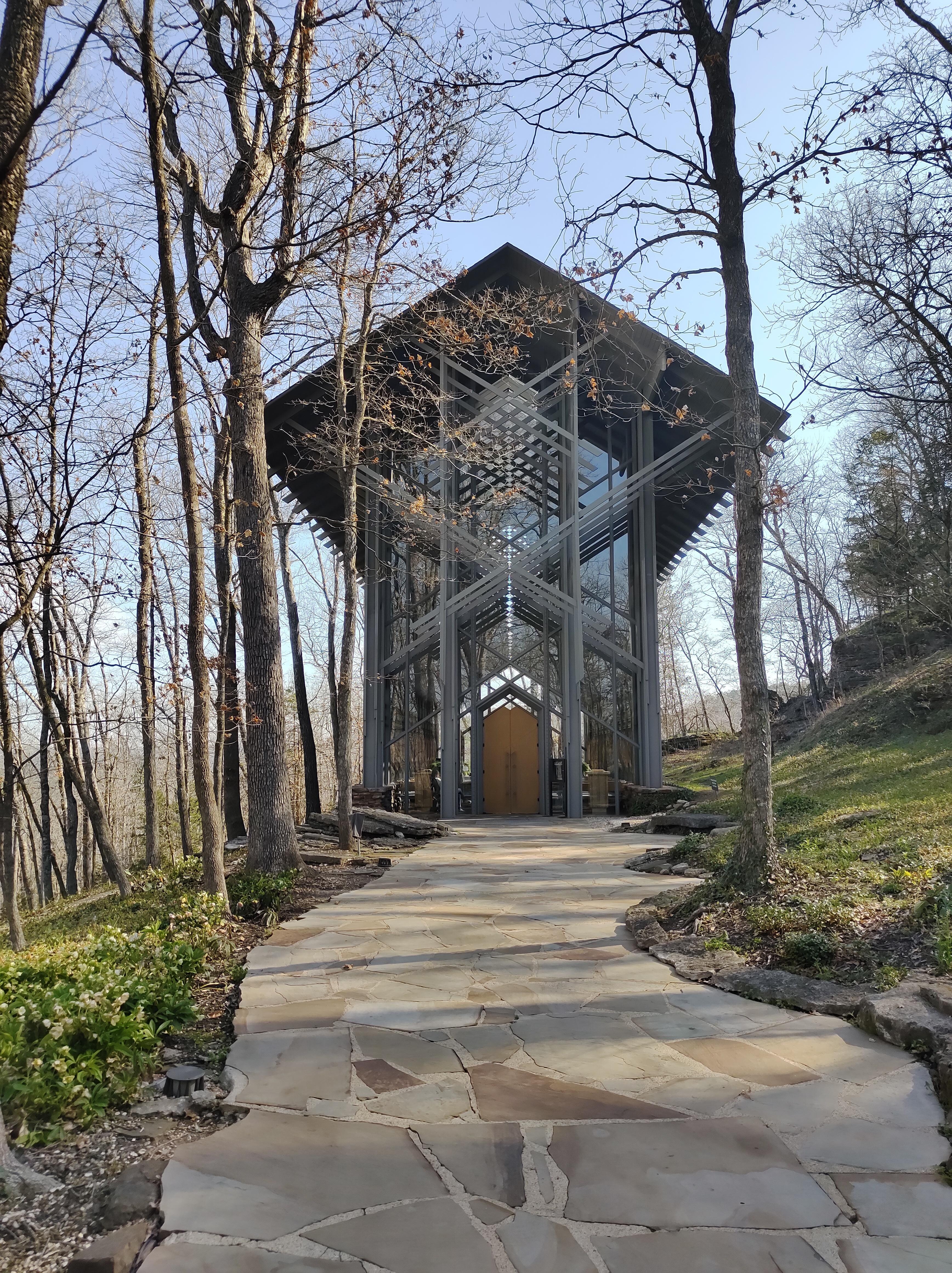 Picturesque Thorncrown Chapel