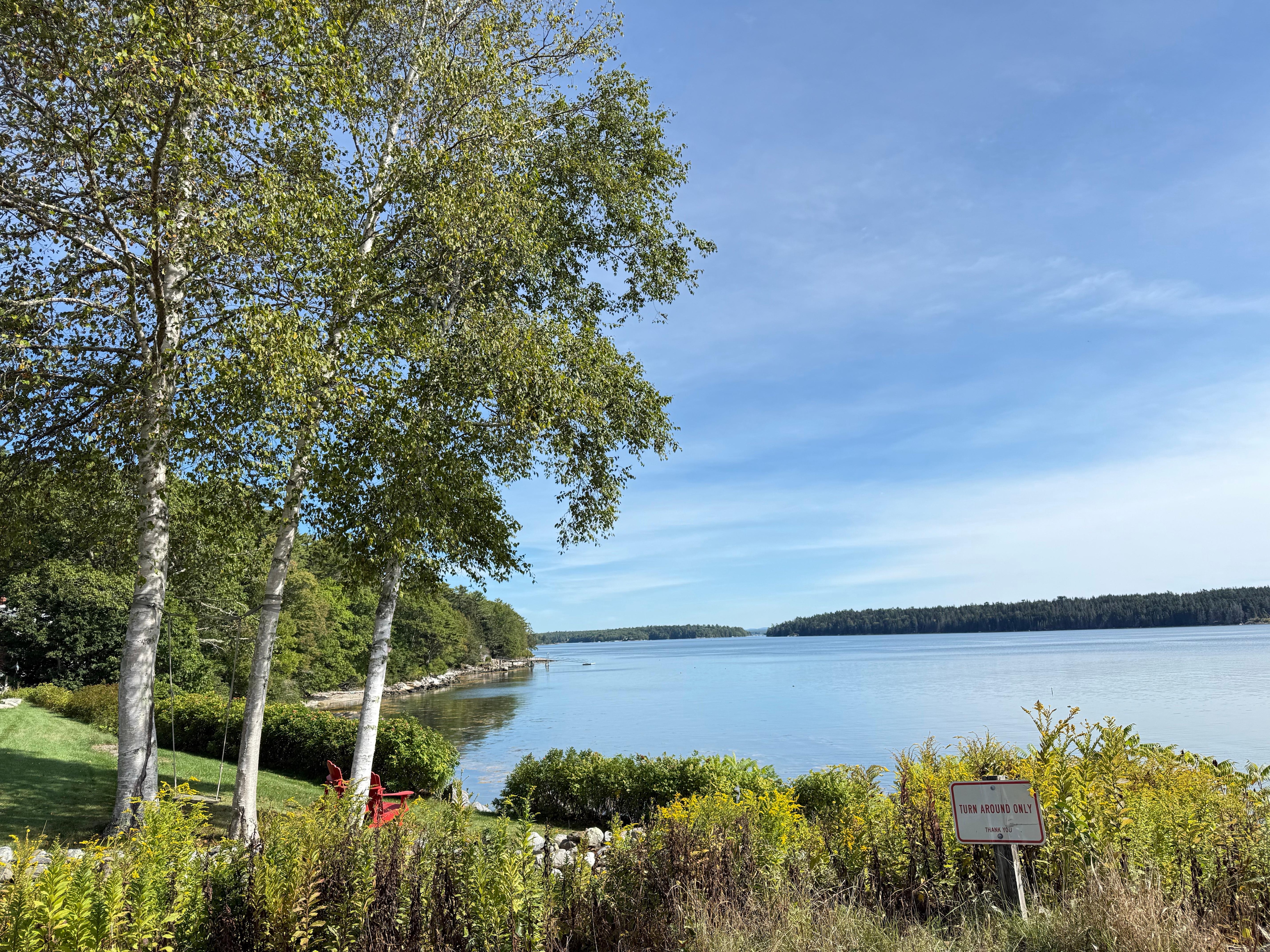 View from the “back” yard.