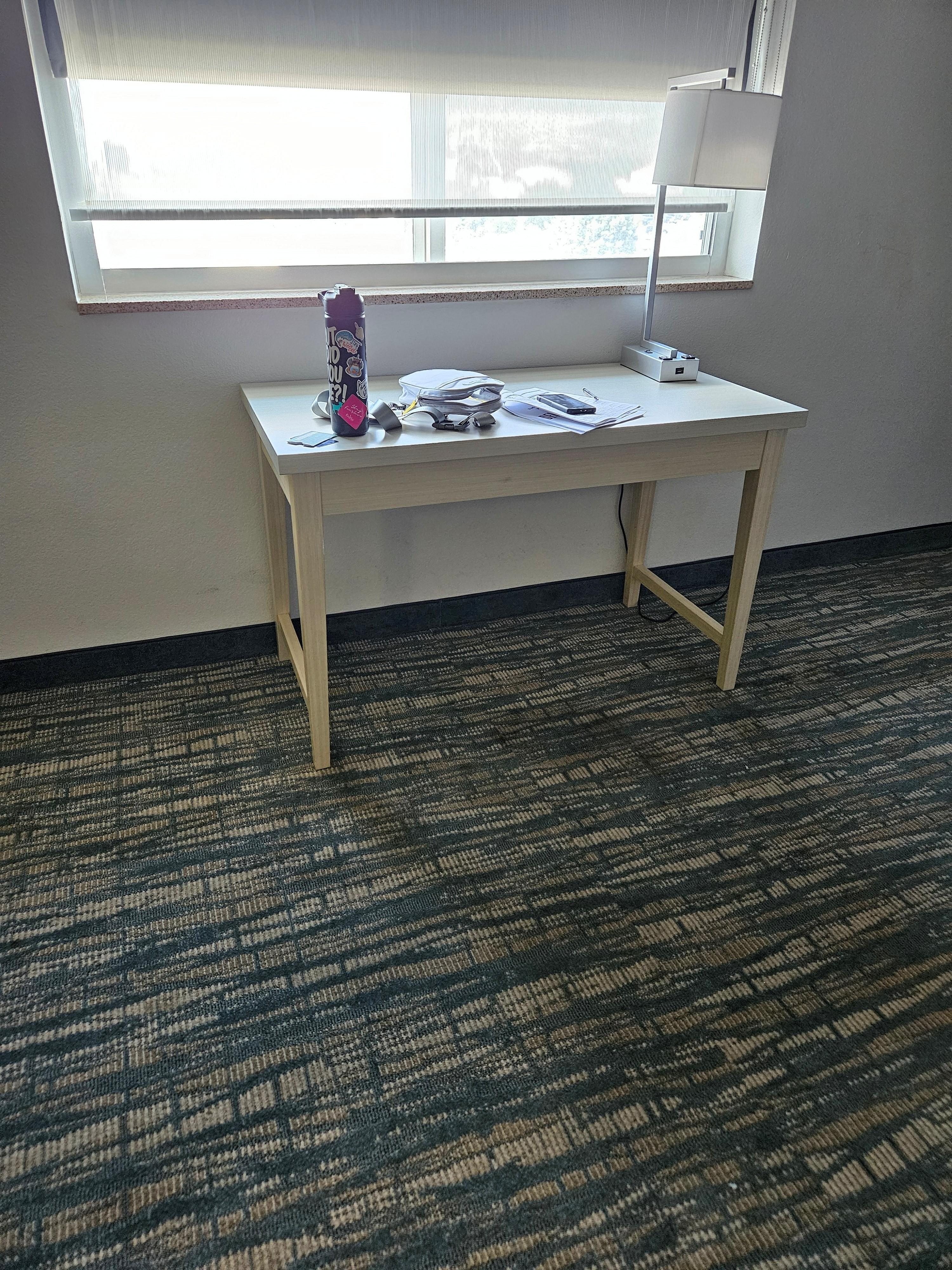 Tiny desk with no chair