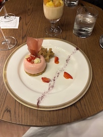 “Rhubarb Elderberry” from Zoe’s… it was delicious! Dinner was amazing.