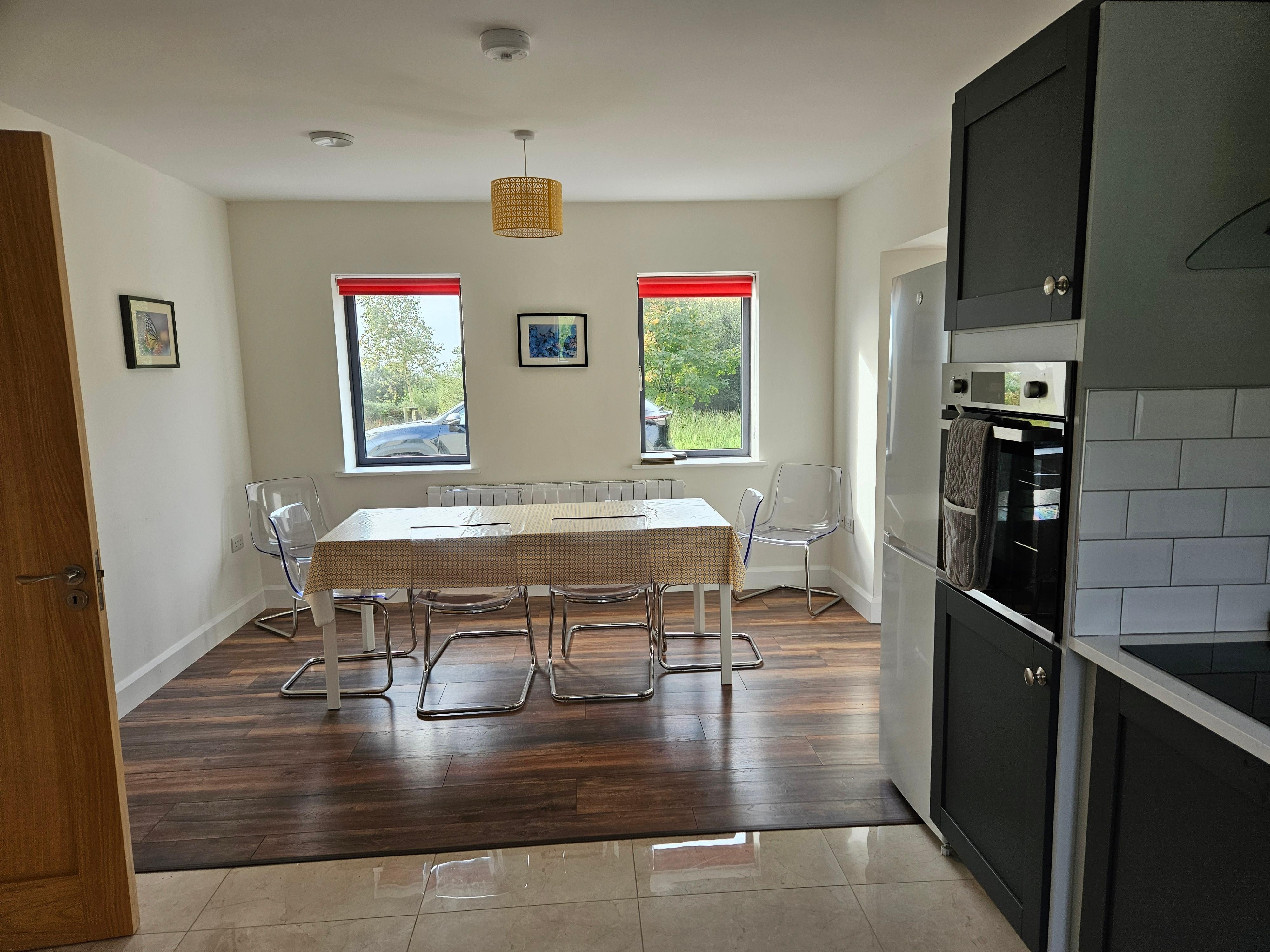 Love the kitchen cum dining room