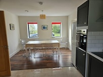 Love the kitchen cum dining room