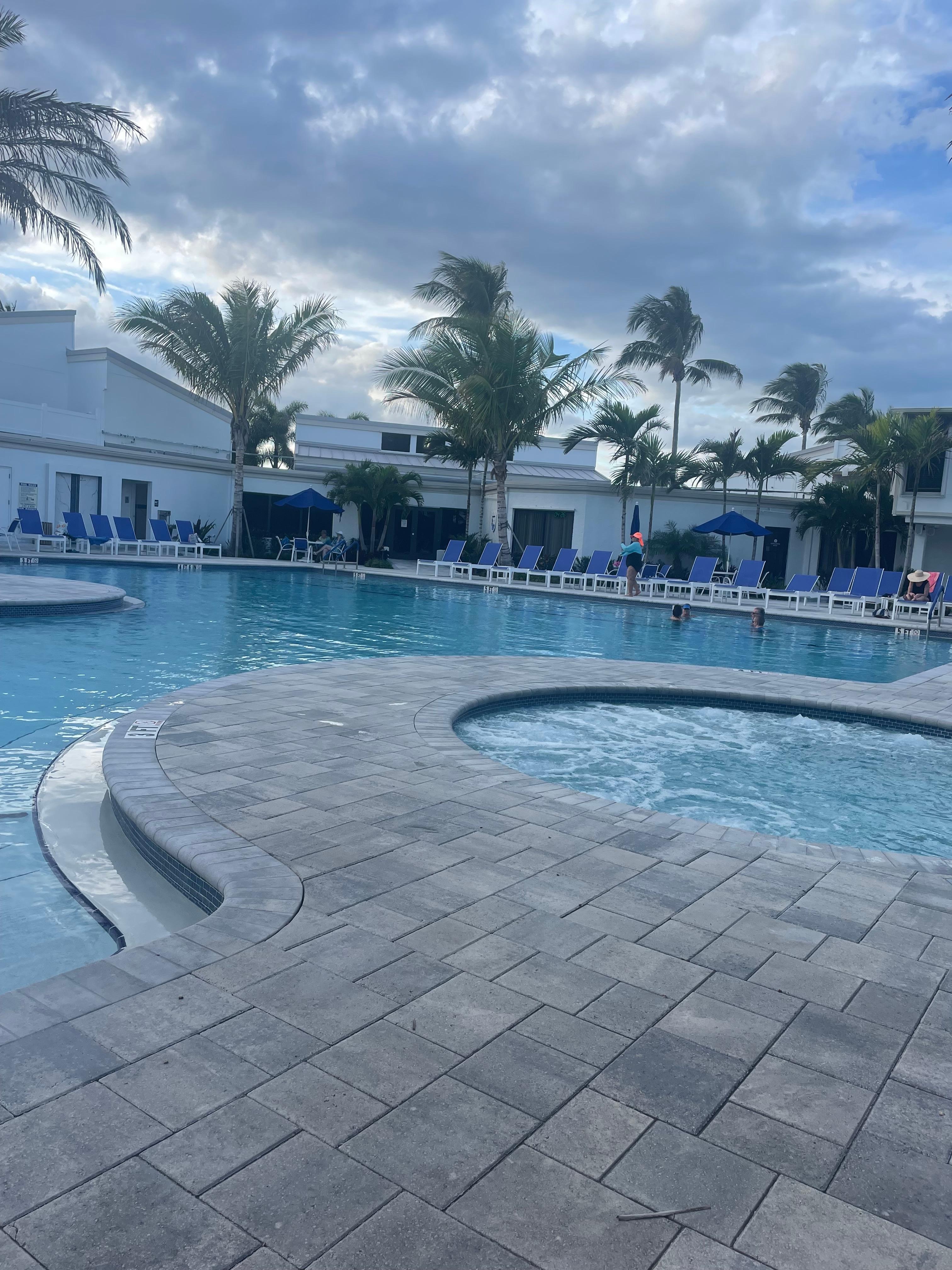 One of several pools. 