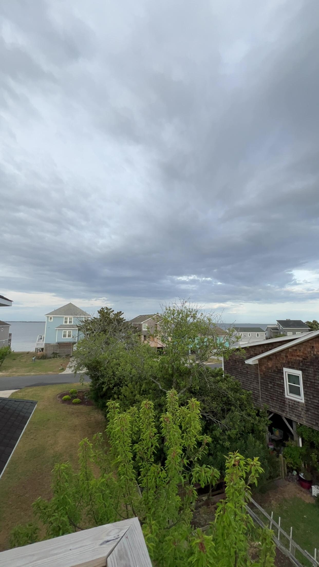 Front looking west over the sound